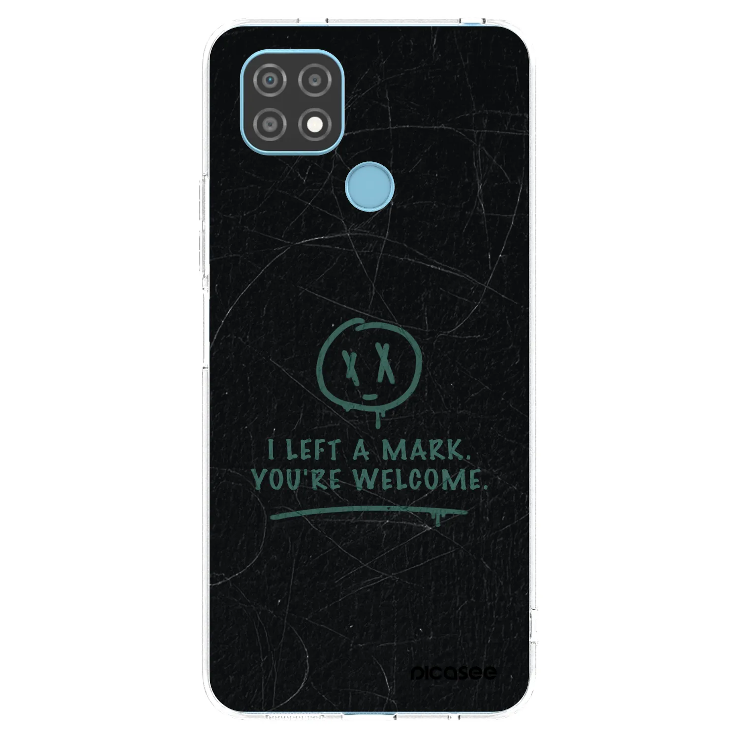 Picasee silikonski prozorni ovitek za Realme C21 - LEFT A MARK