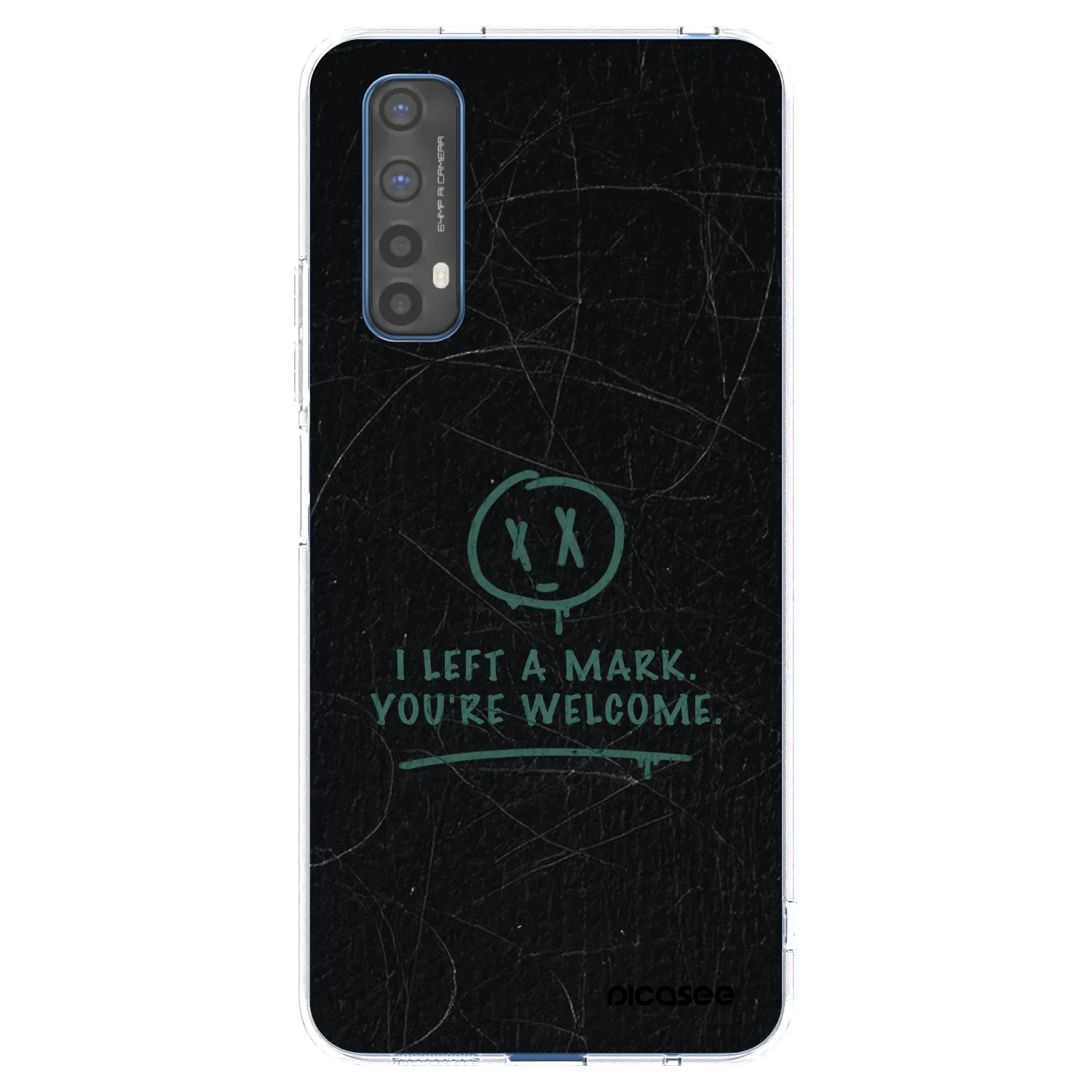 Picasee silikonski prozorni ovitek za Realme 7 - LEFT A MARK