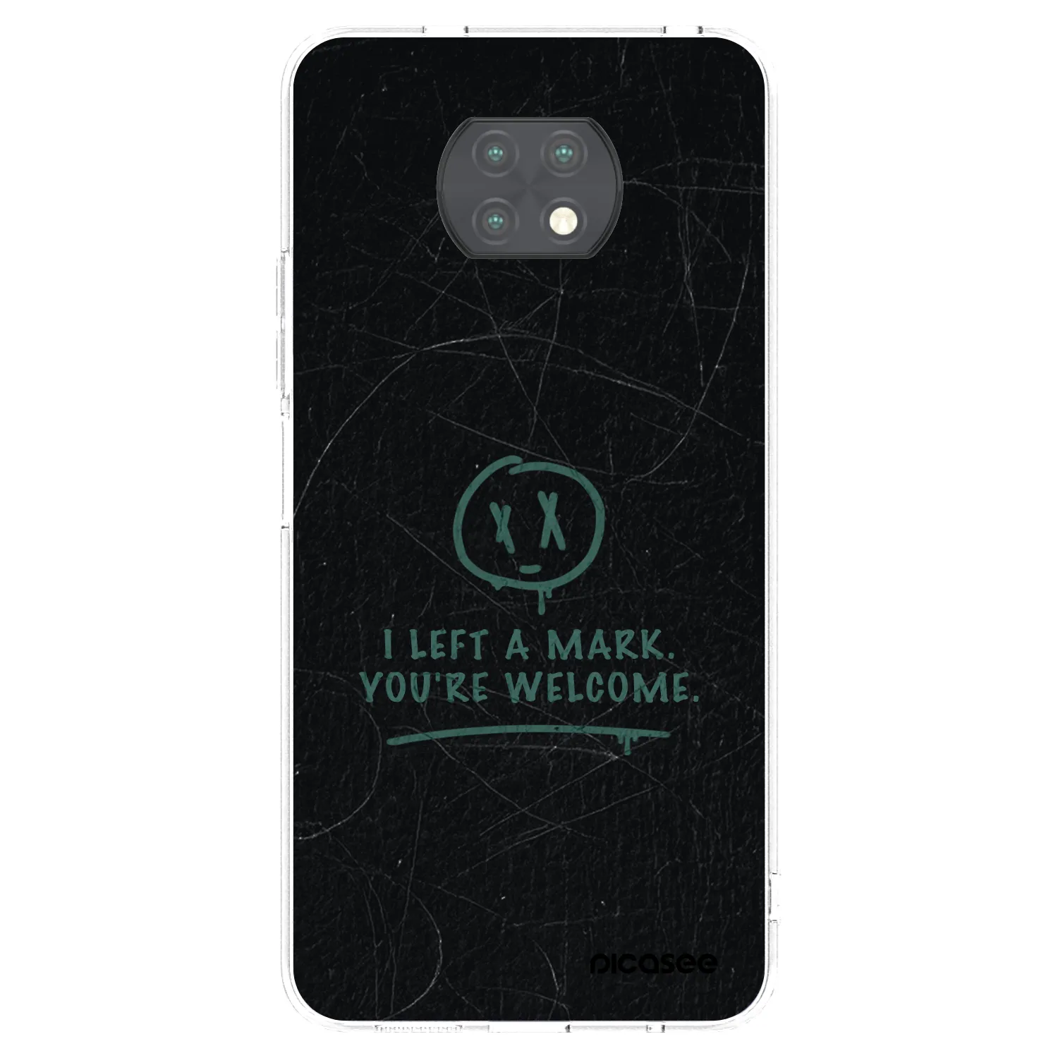 Picasee silikonski prozorni ovitek za Xiaomi Redmi Note 9T - LEFT A MARK
