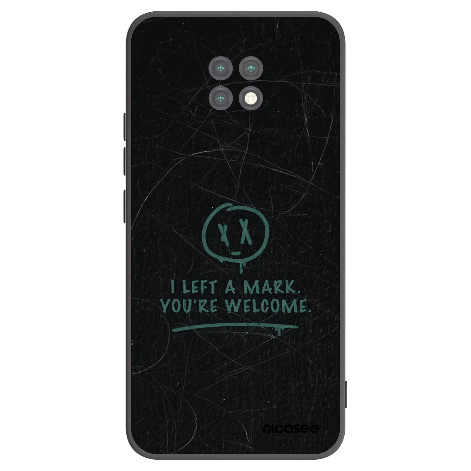 Picasee silikonski črni ovitek za Xiaomi Redmi Note 9T - LEFT A MARK