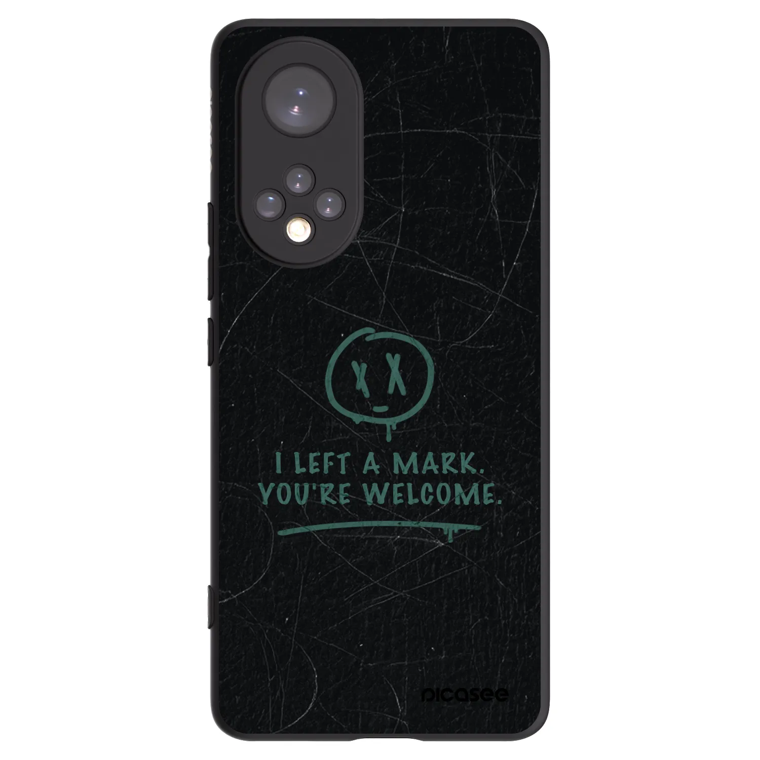 Picasee silikonski črni ovitek za Huawei Nova 9 - LEFT A MARK