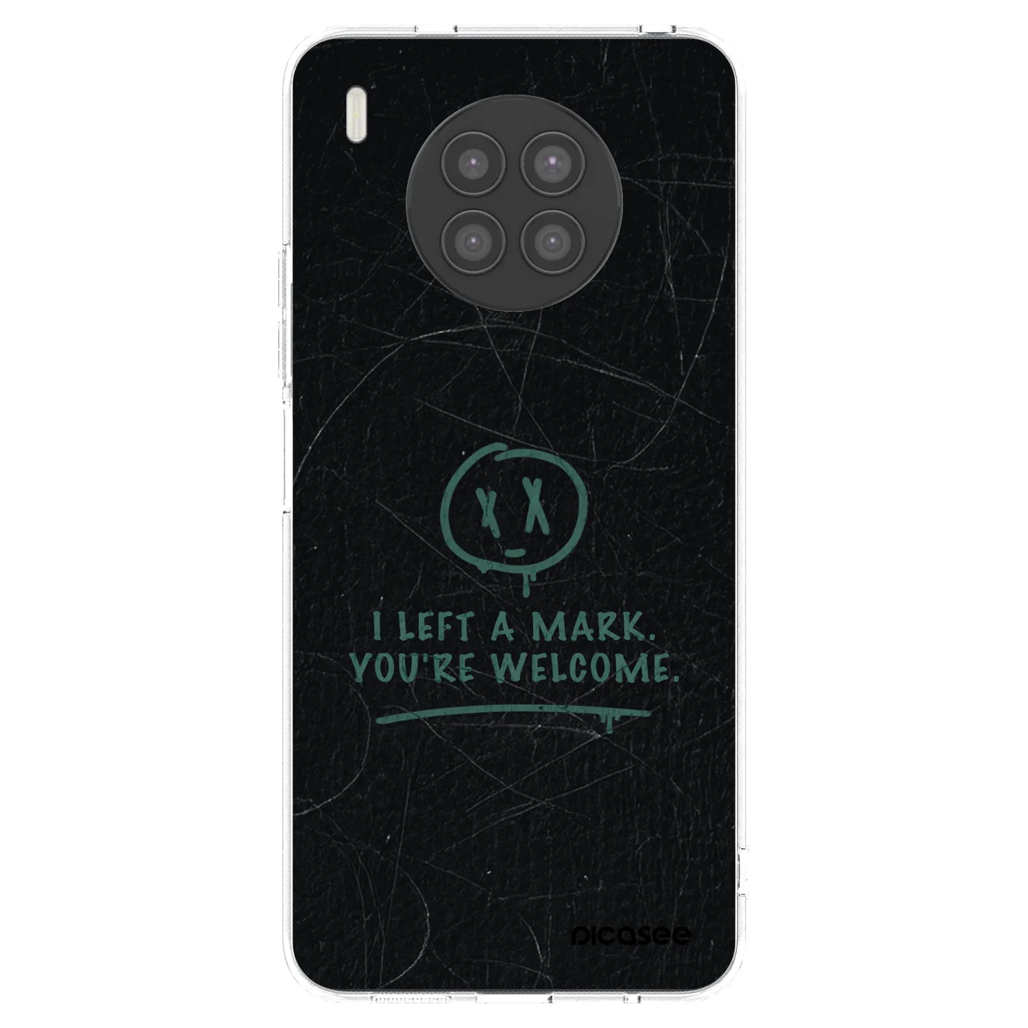 Picasee silikonski prozorni ovitek za Huawei Nova 8i - LEFT A MARK