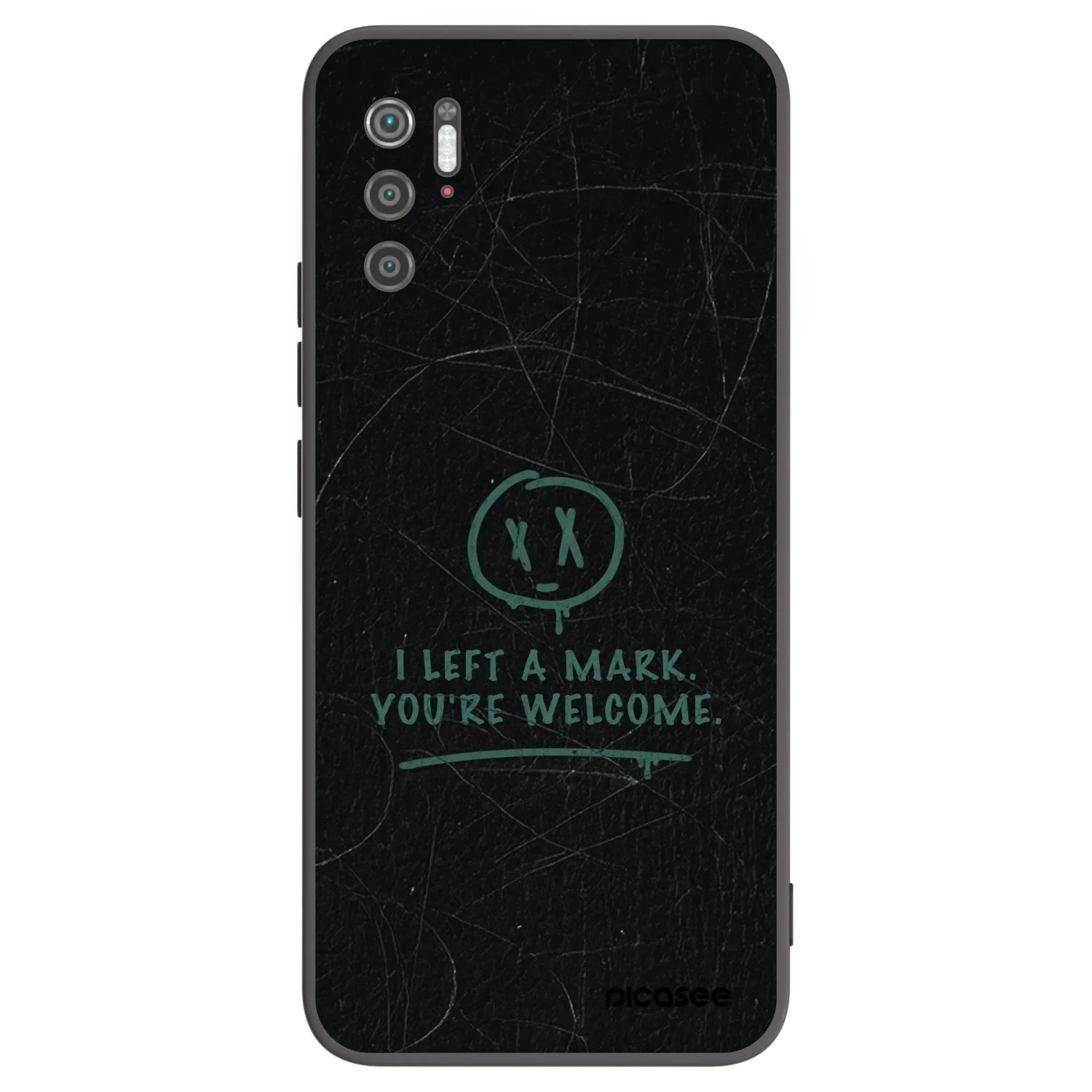 Picasee silikonski črni ovitek za Xiaomi Poco M3 Pro 5G - LEFT A MARK