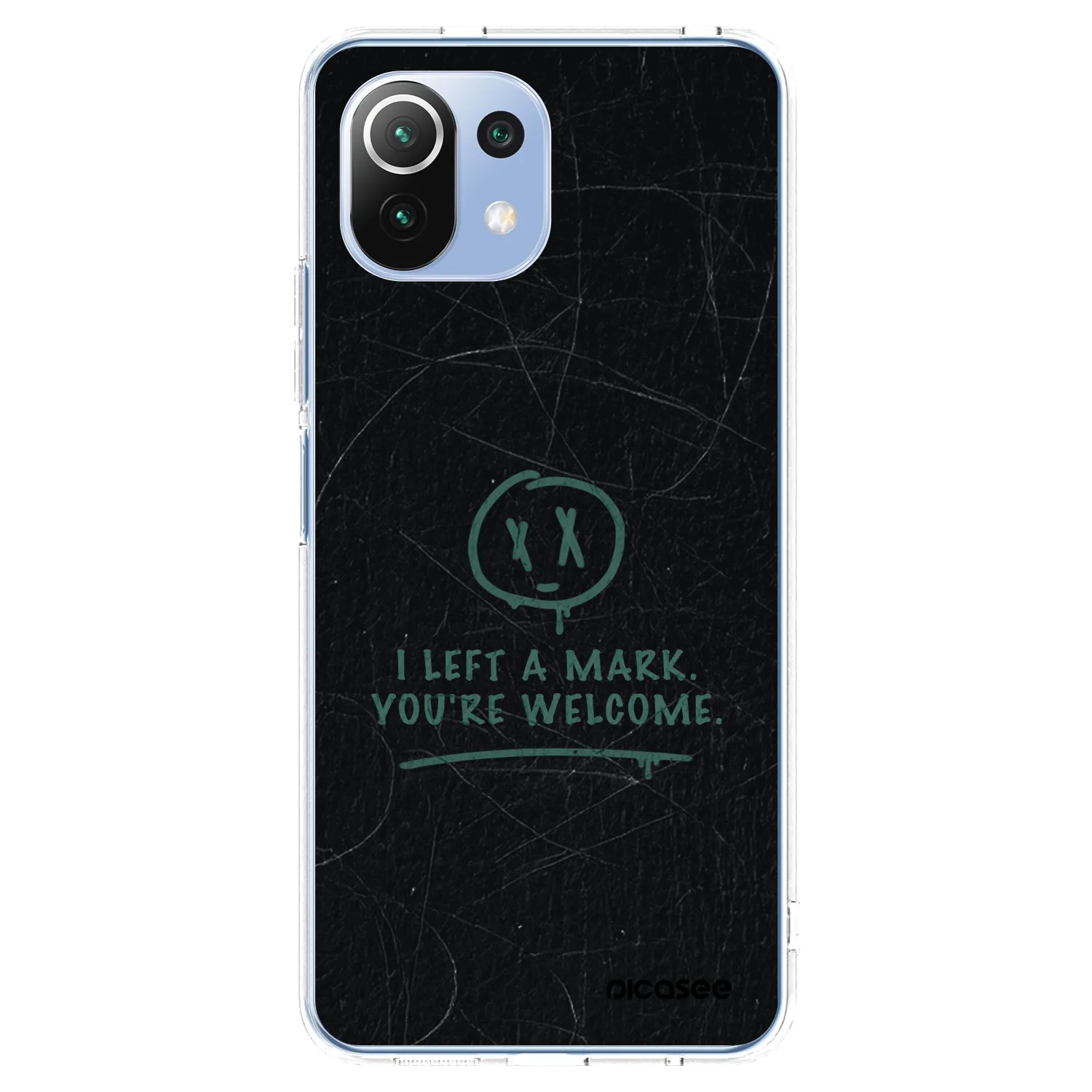 Picasee silikonski prozorni ovitek za Xiaomi 11 Lite 5G NE - LEFT A MARK