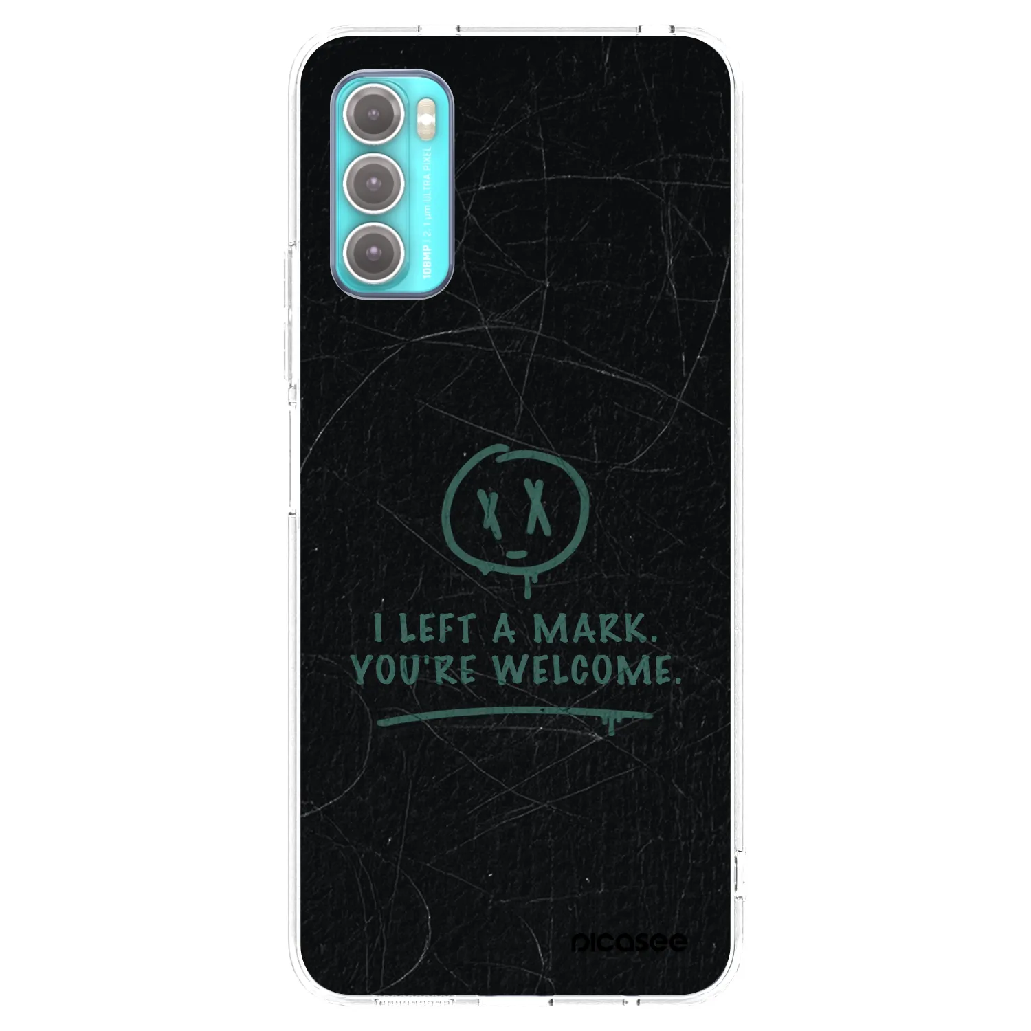 Picasee silikonski prozorni ovitek za Motorola Moto G60 - LEFT A MARK