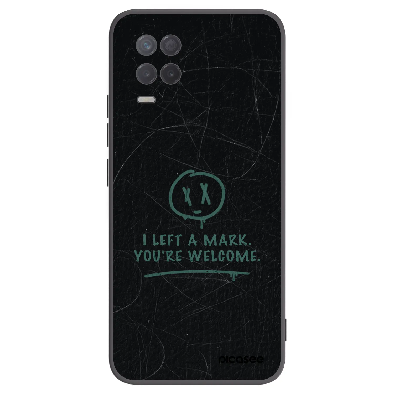 Picasee silikonski črni ovitek za Realme 8 5G - LEFT A MARK
