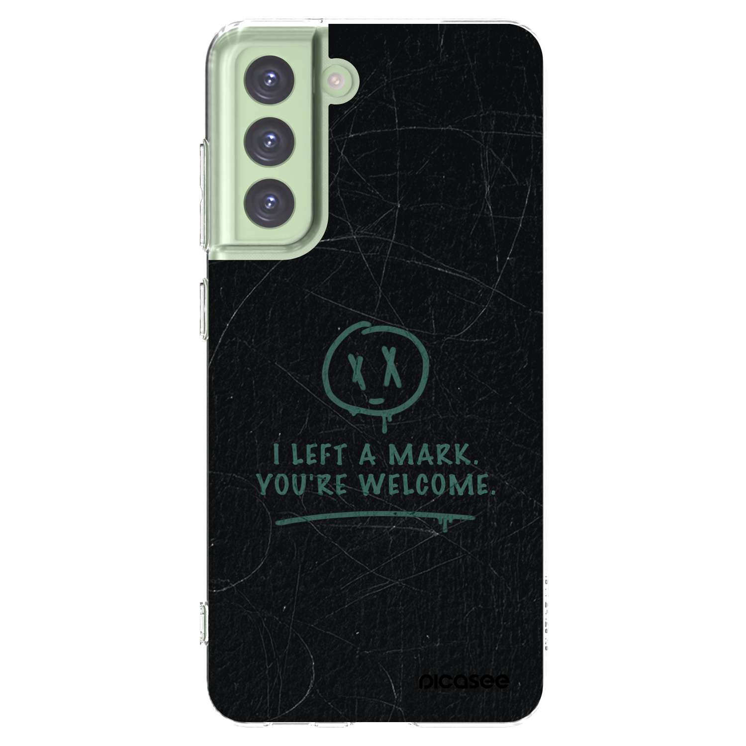 Picasee silikonski prozorni ovitek za Samsung Galaxy S21 FE 5G - LEFT A MARK