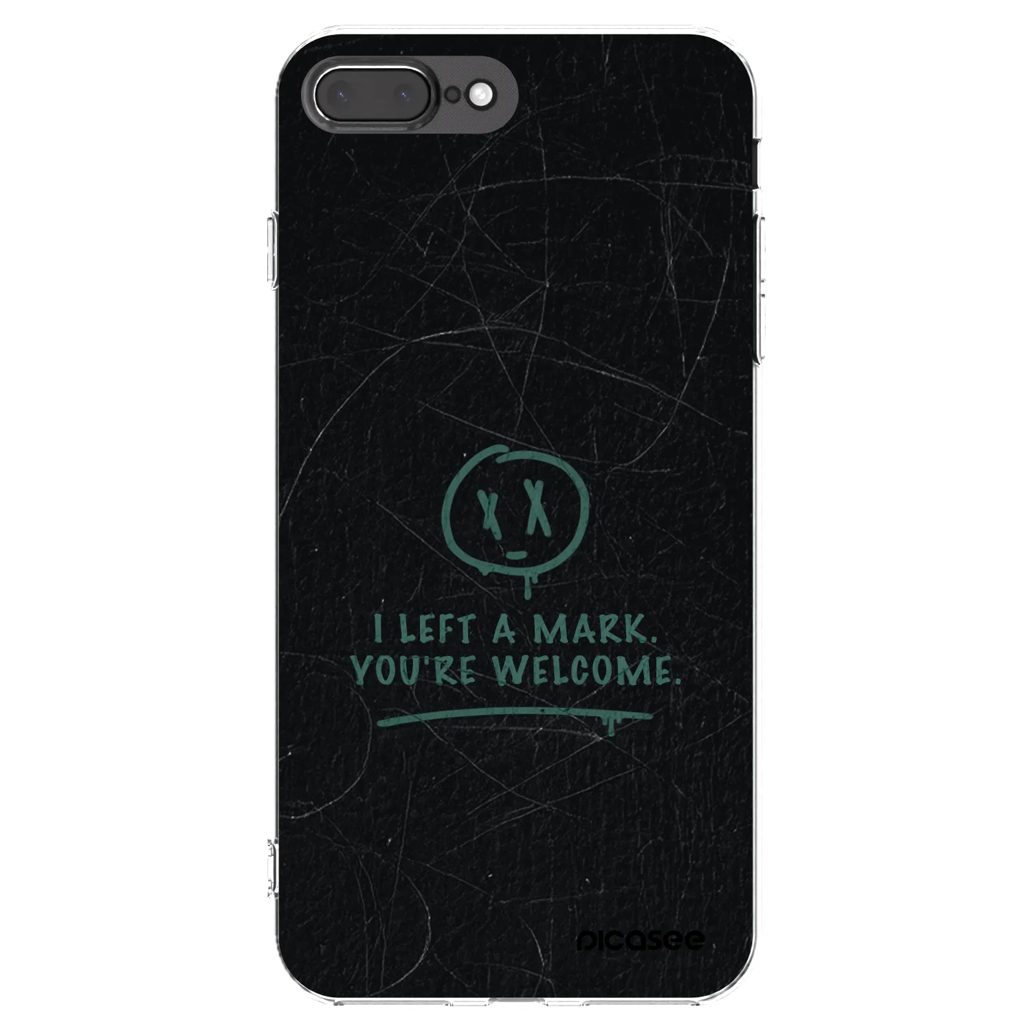 Picasee silikonski prozorni ovitek za Apple iPhone 7 Plus - LEFT A MARK