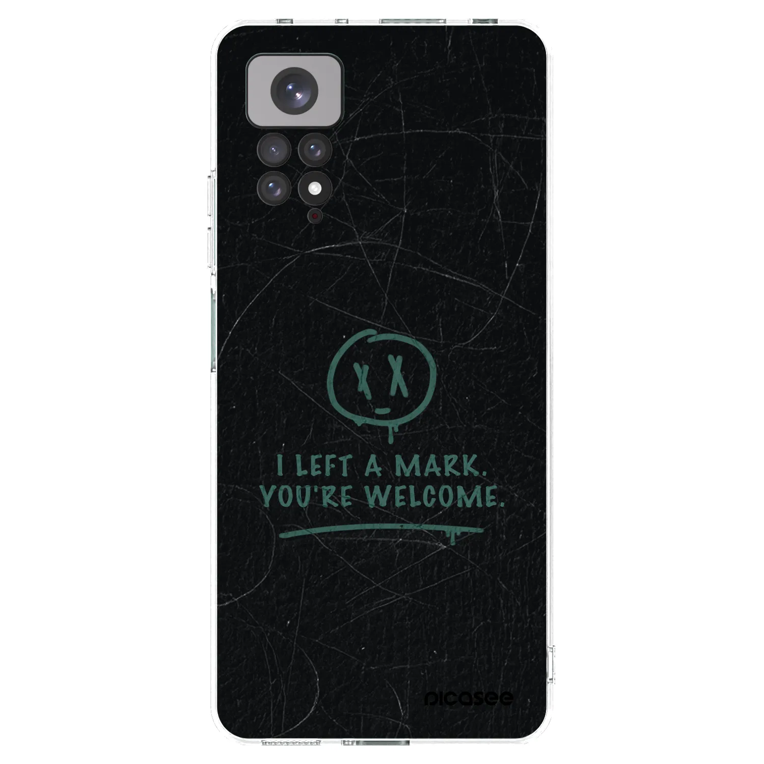 Picasee silikonski prozorni ovitek za Xiaomi Redmi Note 11S 4G - LEFT A MARK