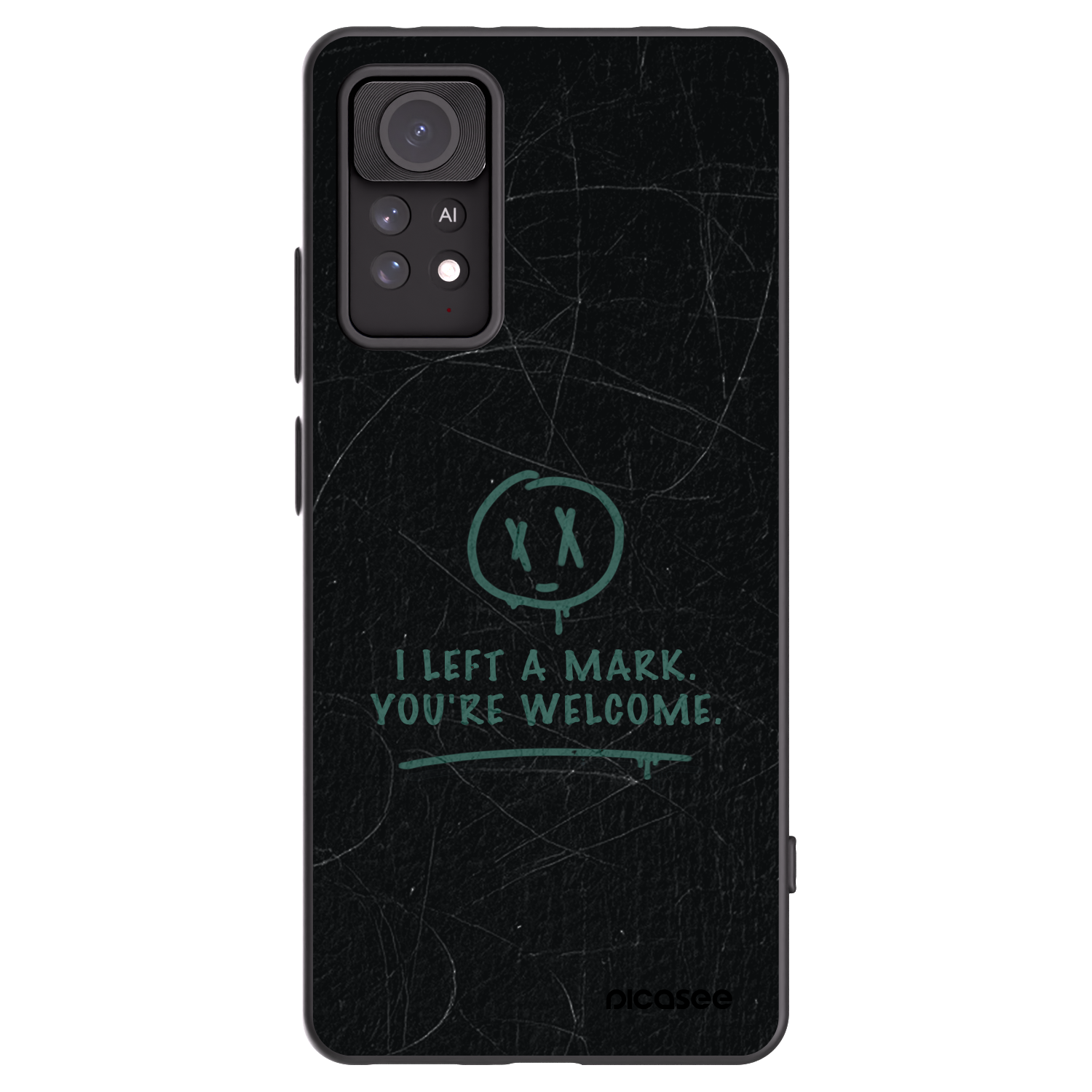 Picasee silikonski črni ovitek za Xiaomi Redmi Note 11 Pro - LEFT A MARK