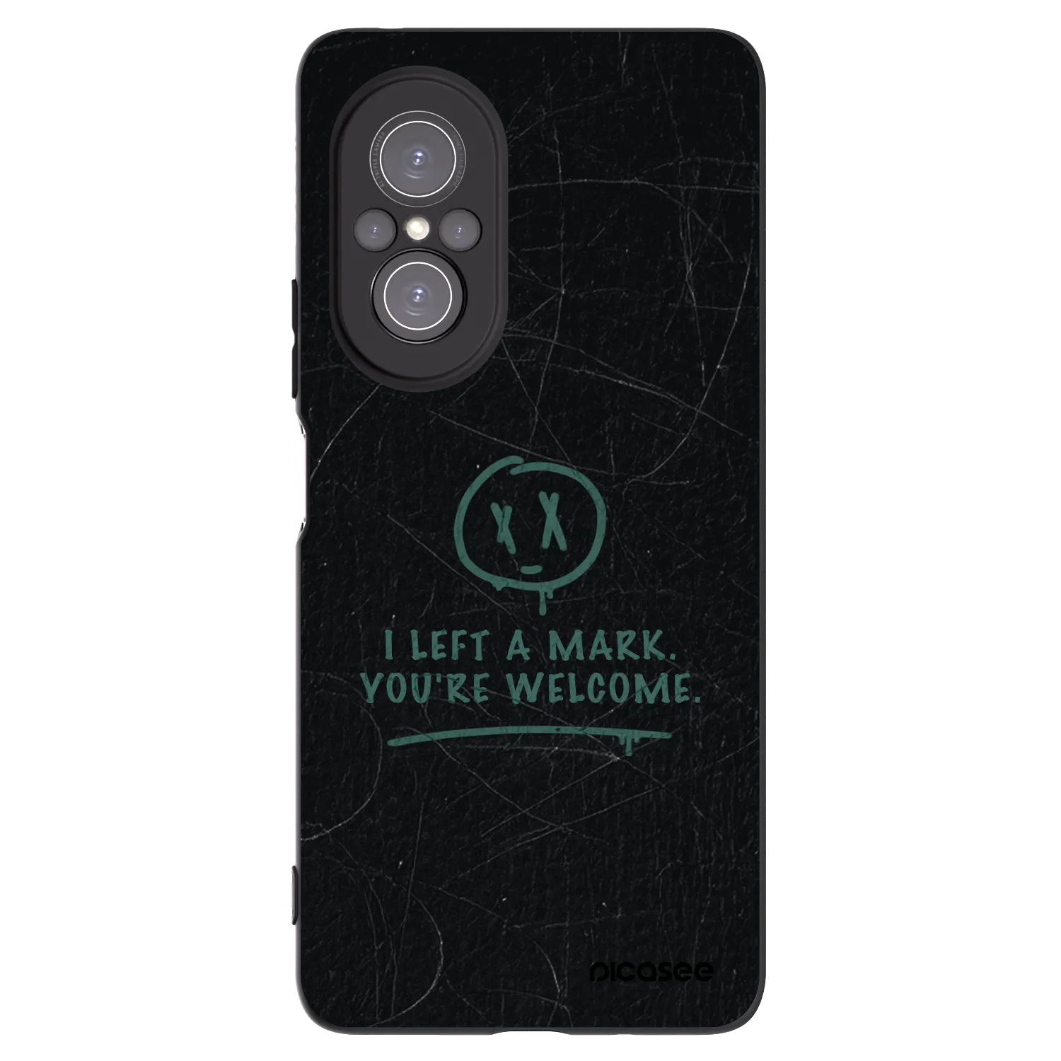 Picasee silikonski črni ovitek za Huawei Nova 9 SE - LEFT A MARK