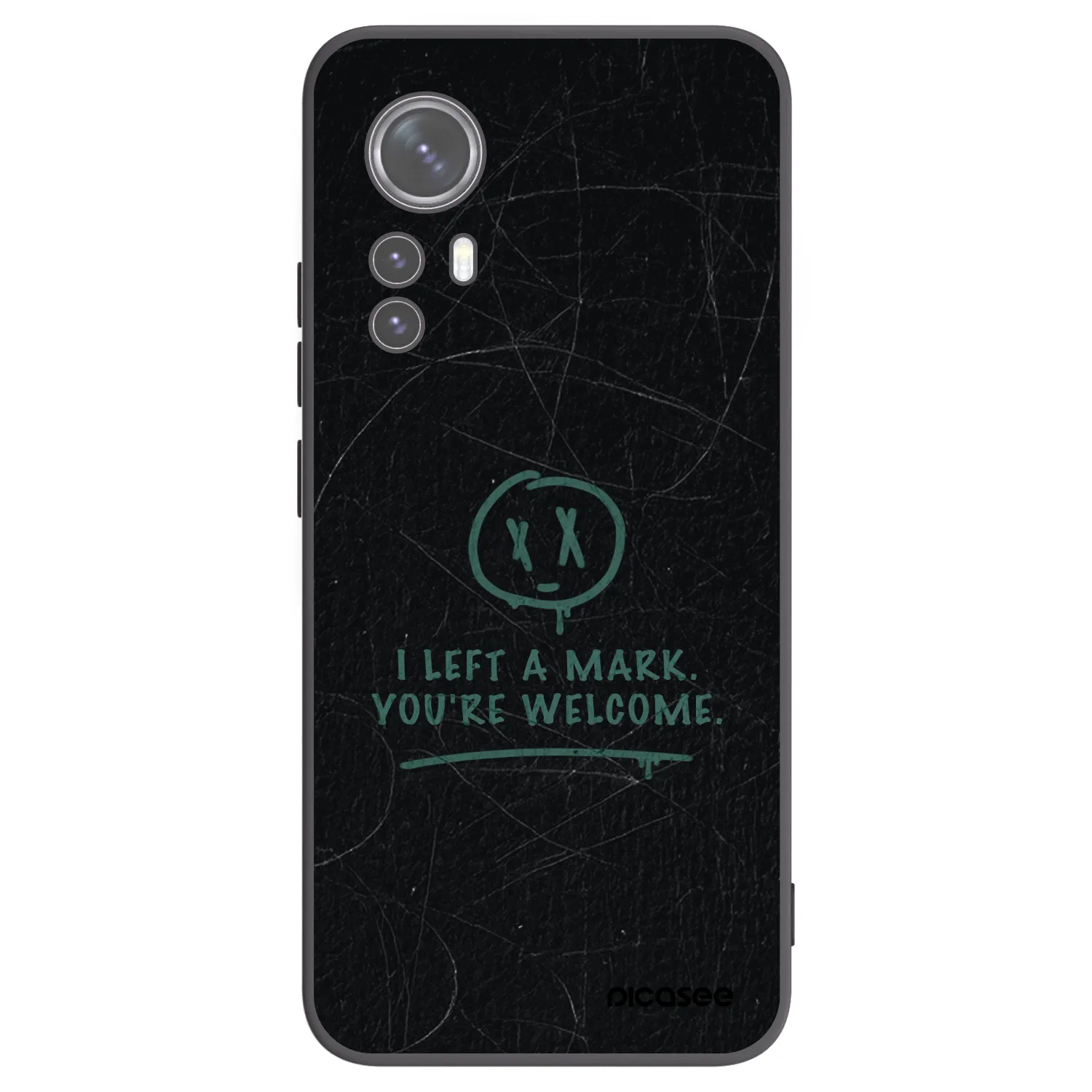 Picasee silikonski črni ovitek za Xiaomi 12 - LEFT A MARK