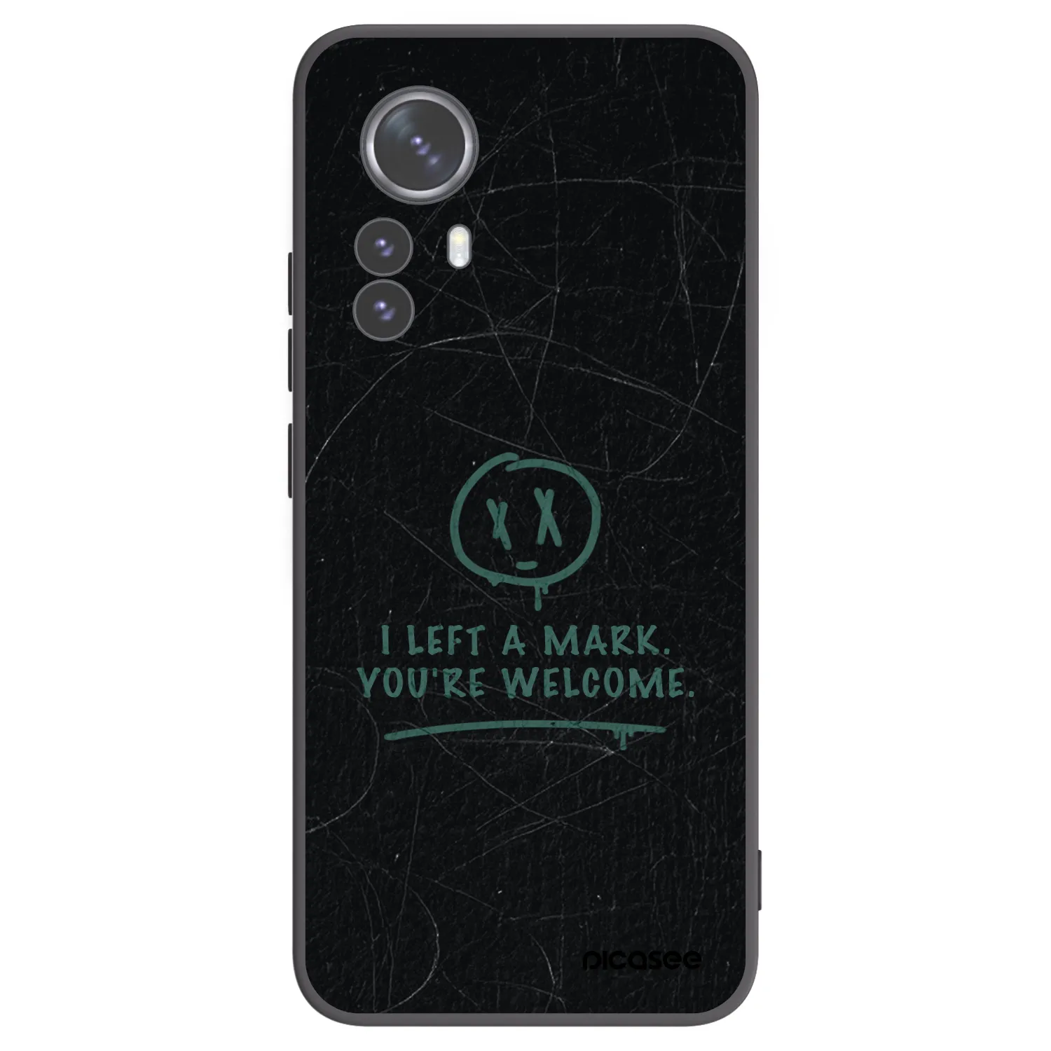 Picasee silikonski črni ovitek za Xiaomi 12 Pro - LEFT A MARK