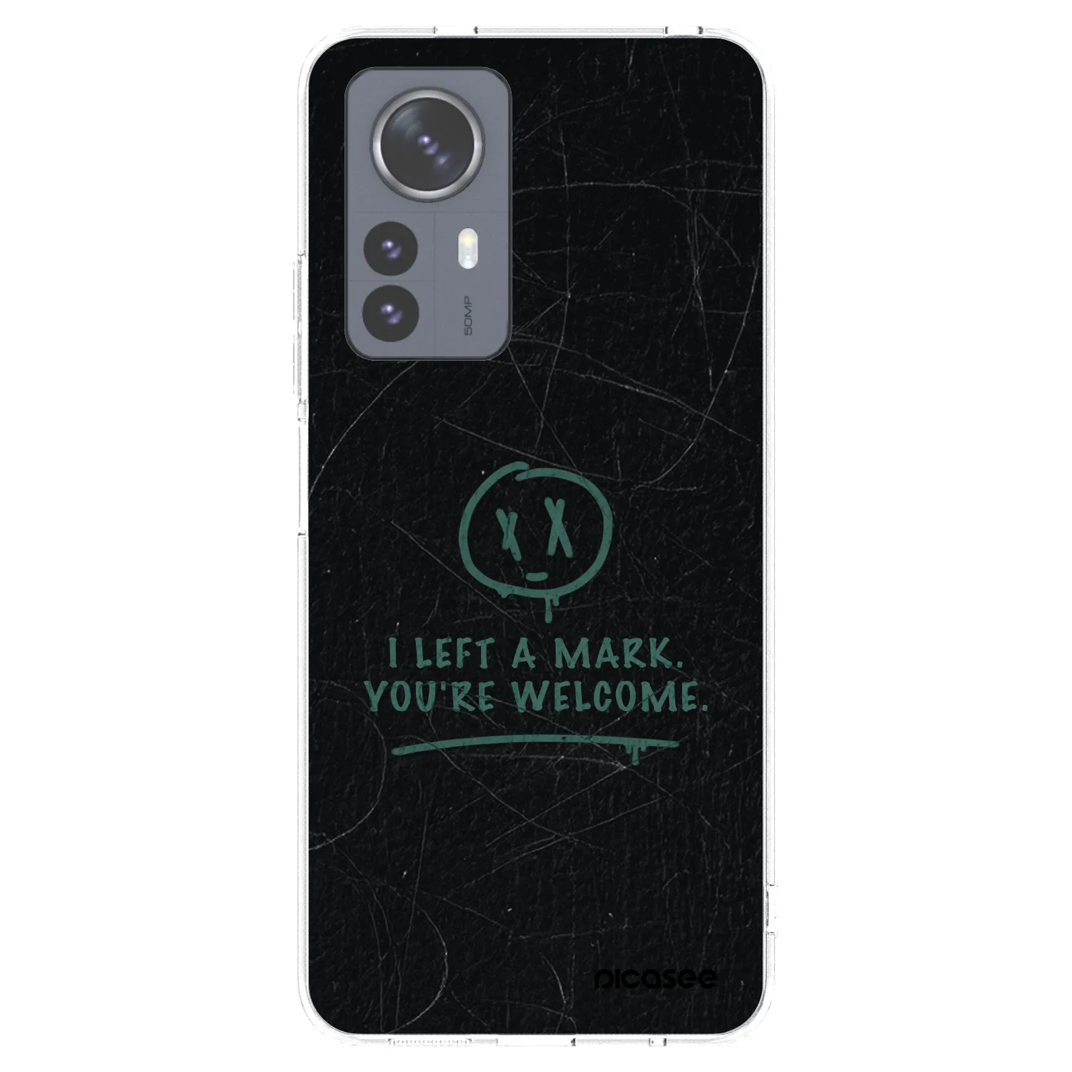 Picasee silikonski prozorni ovitek za Xiaomi 12 Pro - LEFT A MARK