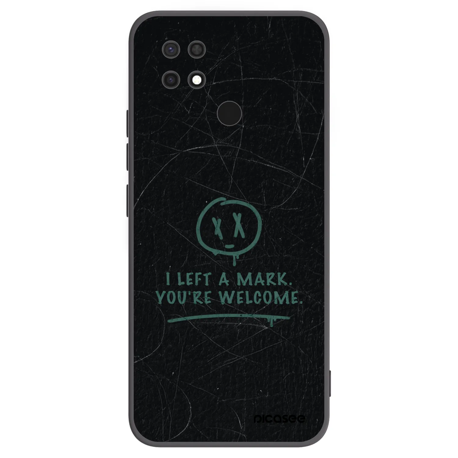 Picasee silikonski črni ovitek za Xiaomi Redmi 10C - LEFT A MARK