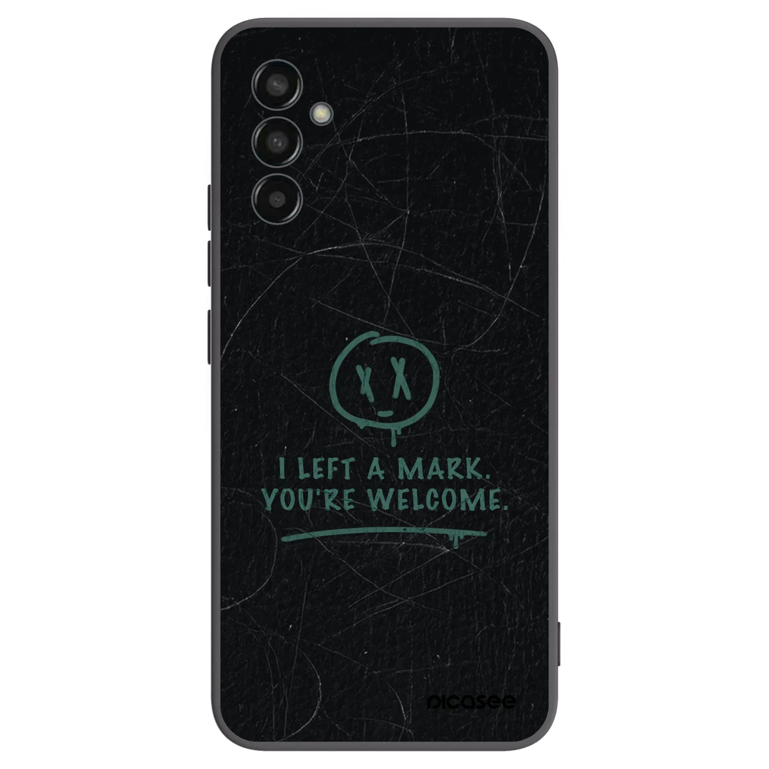 Picasee silikonski črni ovitek za Samsung Galaxy M13 M135F - LEFT A MARK