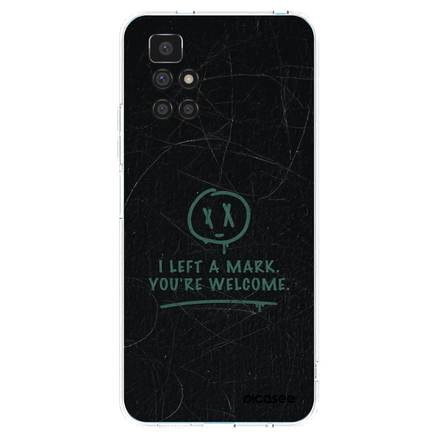Picasee silikonski prozorni ovitek za Xiaomi Redmi 10 (2022) - LEFT A MARK