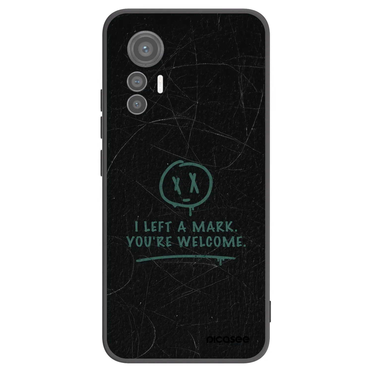 Picasee silikonski črni ovitek za Xiaomi 12 Lite - LEFT A MARK