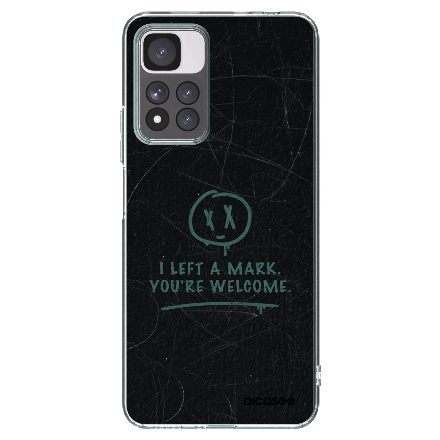 Picasee silikonski prozorni ovitek za Xiaomi Redmi Note 11 Pro+ 5G - LEFT A MARK