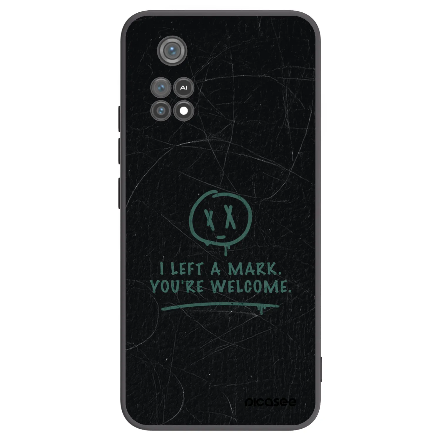 Picasee silikonski črni ovitek za Xiaomi Poco M4 Pro - LEFT A MARK