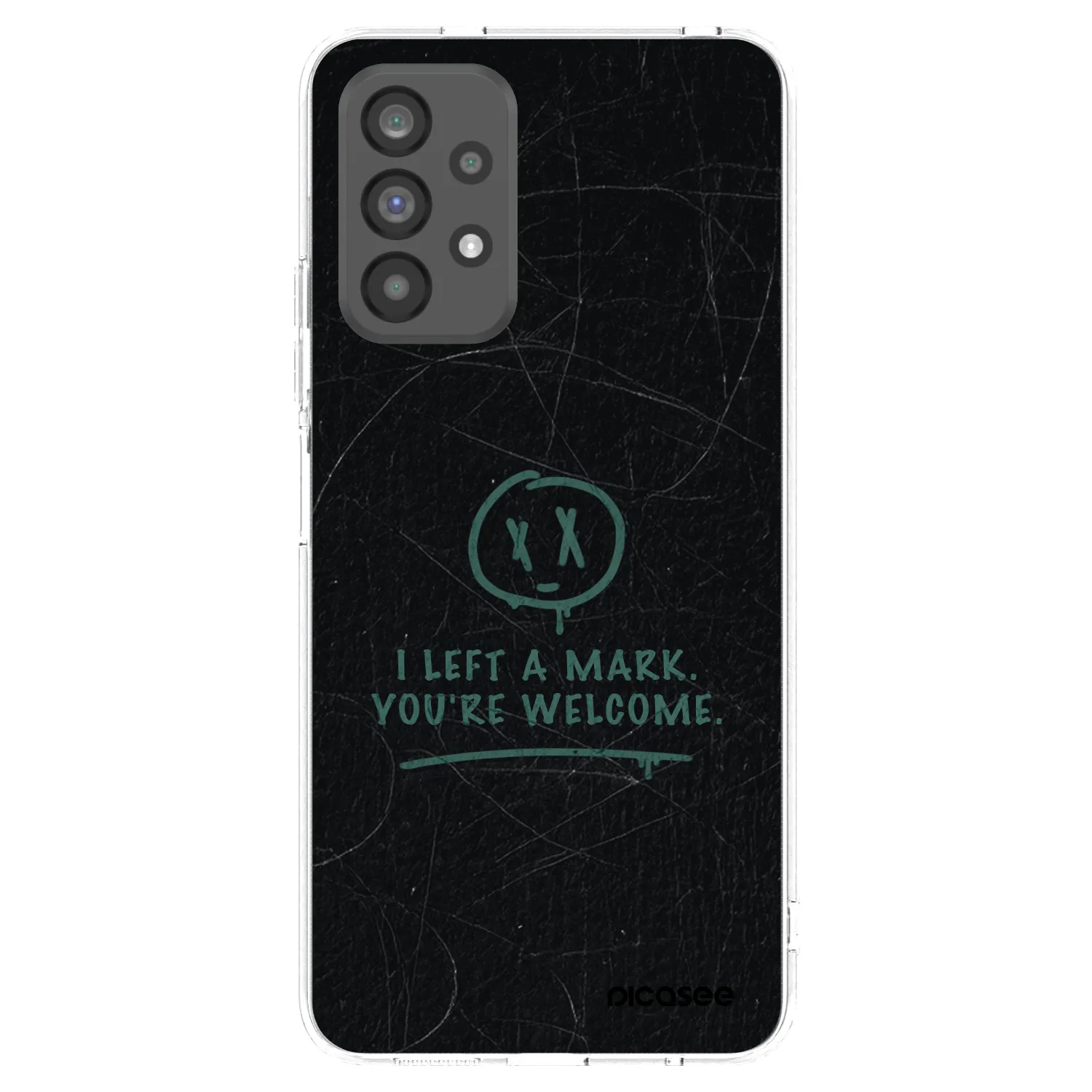 Picasee silikonski prozorni ovitek za Samsung Galaxy A73 5G - LEFT A MARK