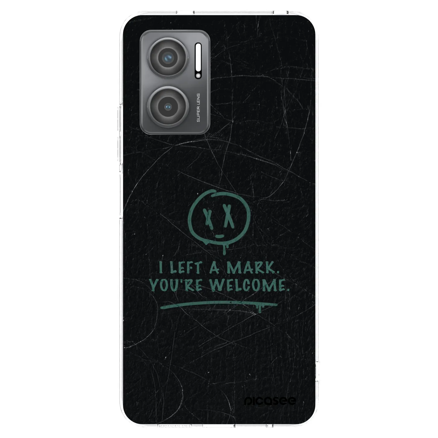 Picasee silikonski prozorni ovitek za Xiaomi Redmi 10 5G - LEFT A MARK