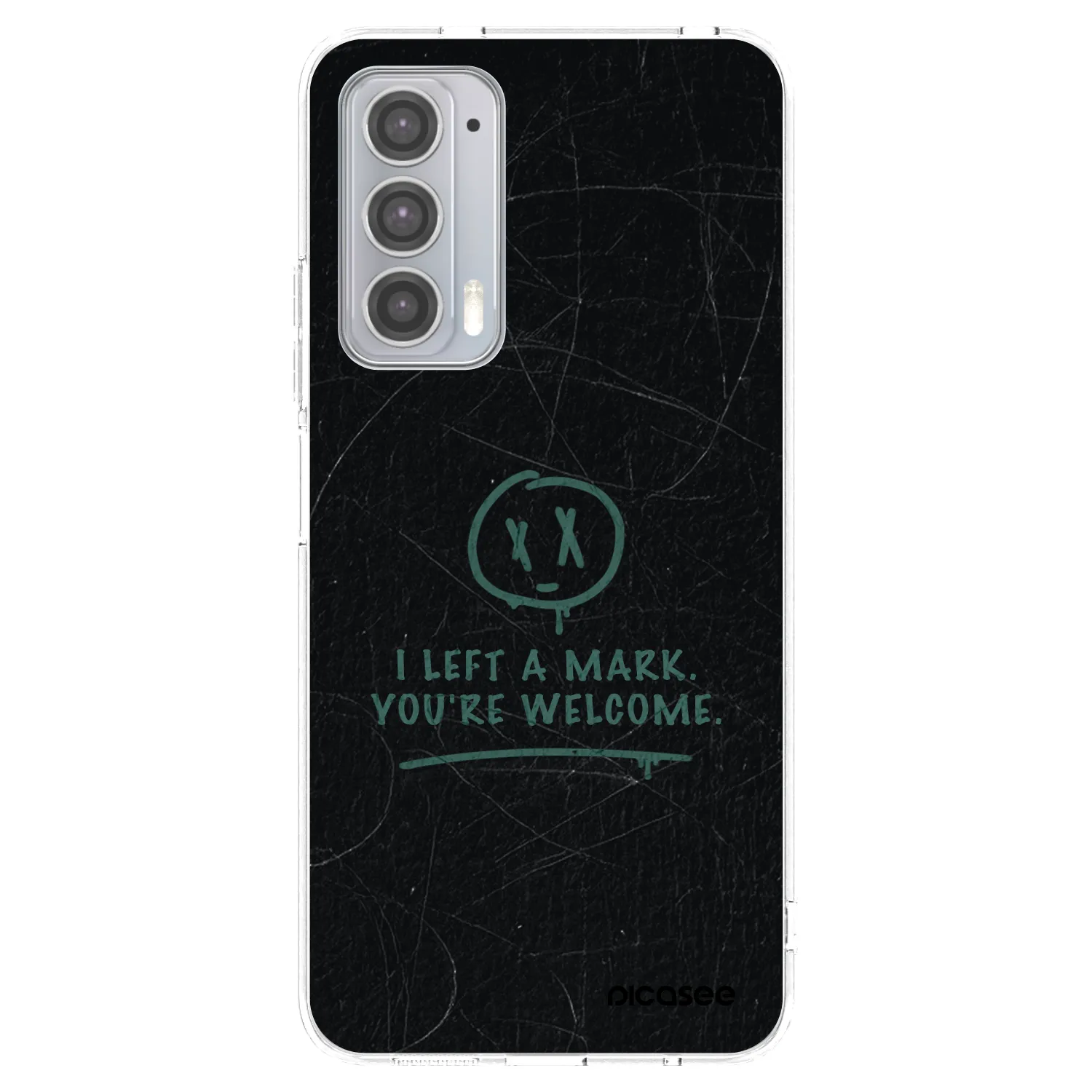 Picasee silikonski prozorni ovitek za Motorola Edge 20 - LEFT A MARK