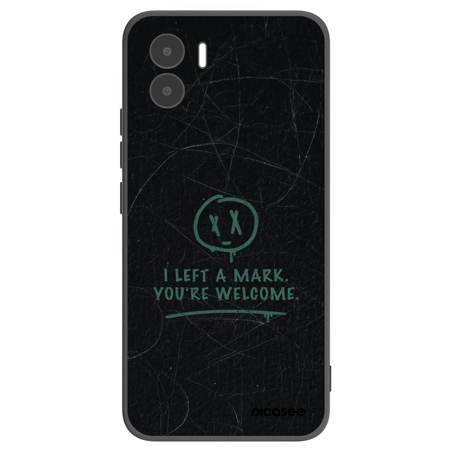 Picasee silikonski črni ovitek za Xiaomi Redmi A1 - LEFT A MARK
