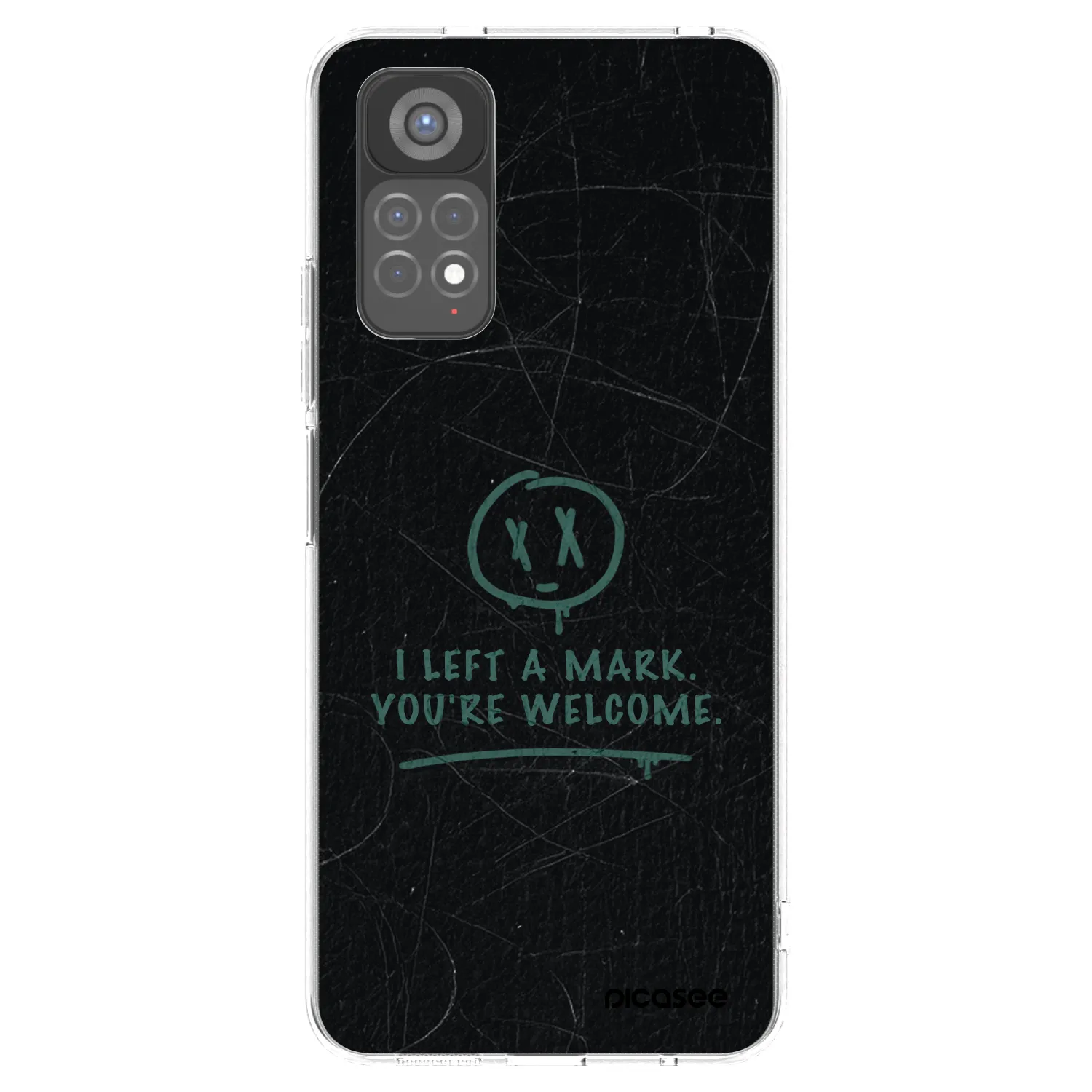 Picasee silikonski prozorni ovitek za Xiaomi Redmi Note 11S 5G - LEFT A MARK