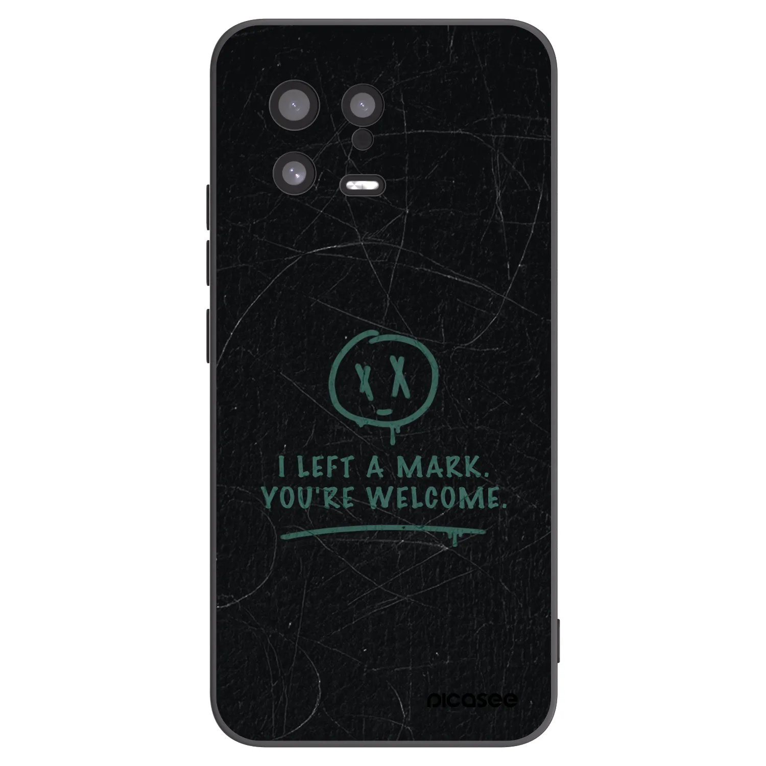 Picasee silikonski črni ovitek za Xiaomi 13 - LEFT A MARK