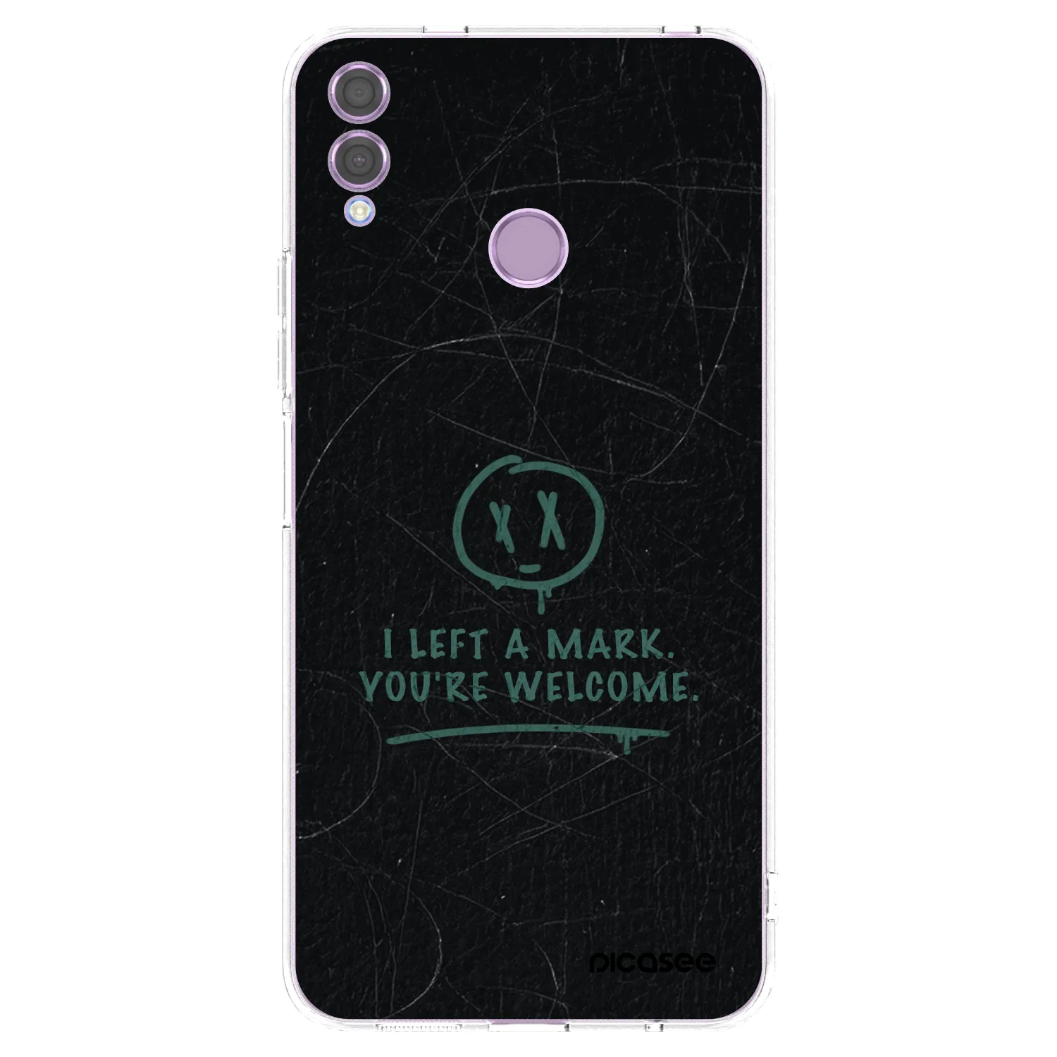 Picasee silikonski prozorni ovitek za Honor 8X - LEFT A MARK