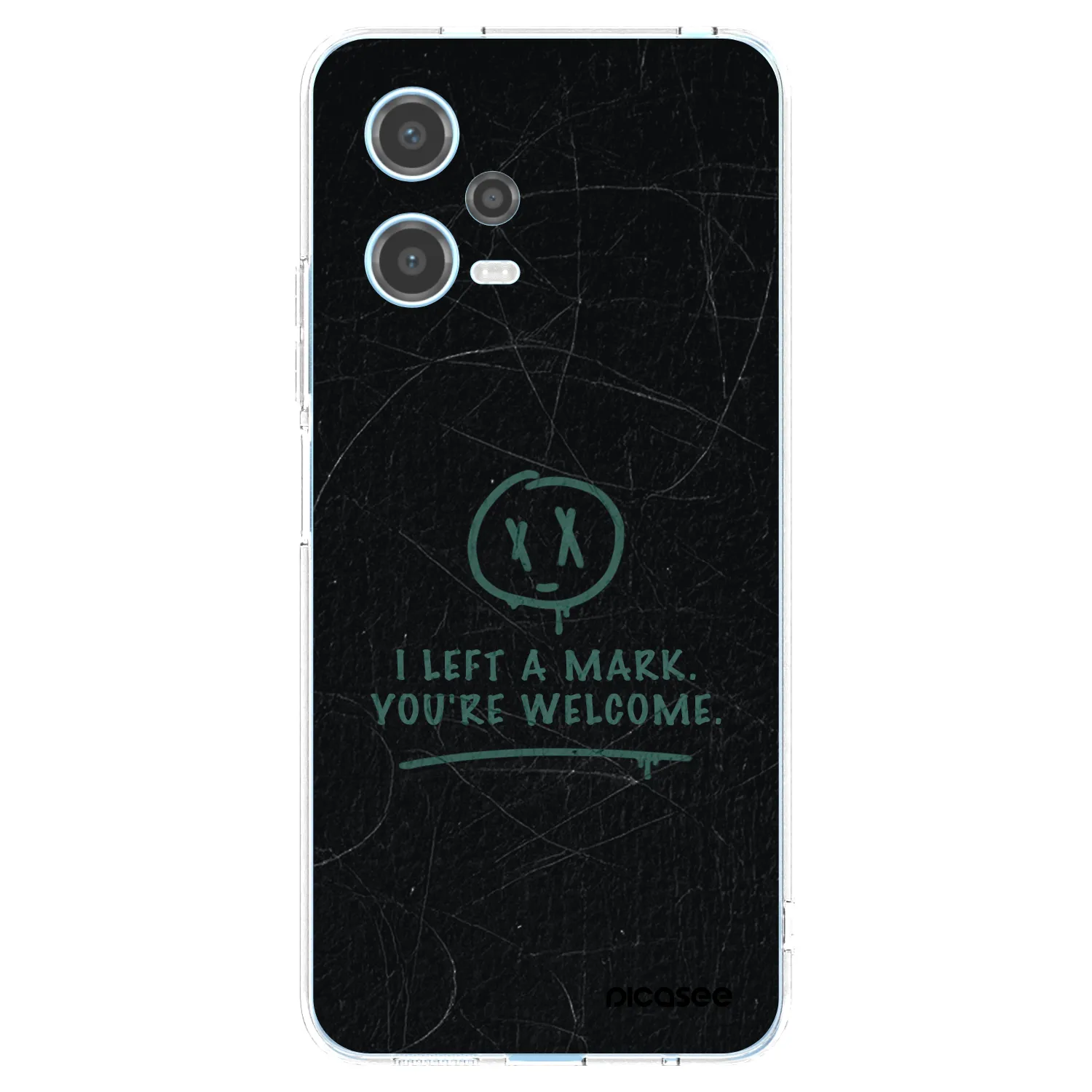 Picasee silikonski prozorni ovitek za Xiaomi Redmi Note 12 5G - LEFT A MARK