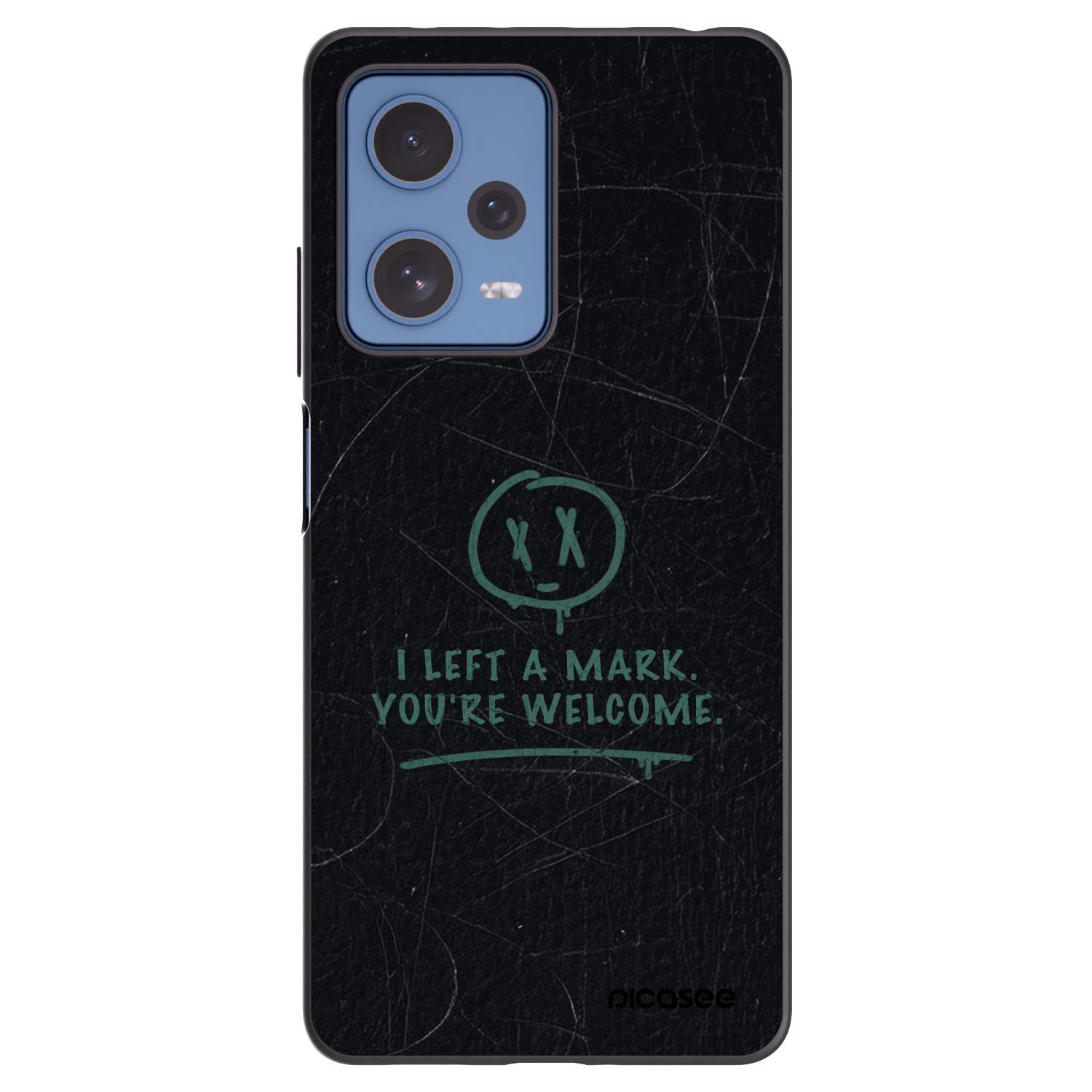 Picasee silikonski črni ovitek za Xiaomi Redmi Note 12 Pro 5G - LEFT A MARK