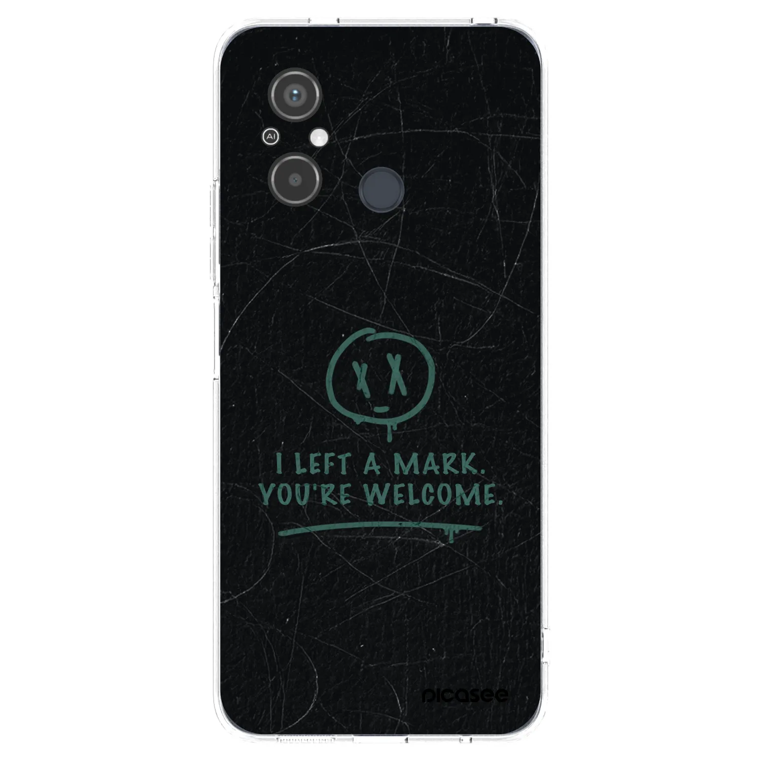 Picasee silikonski prozorni ovitek za Xiaomi Redmi 12C - LEFT A MARK