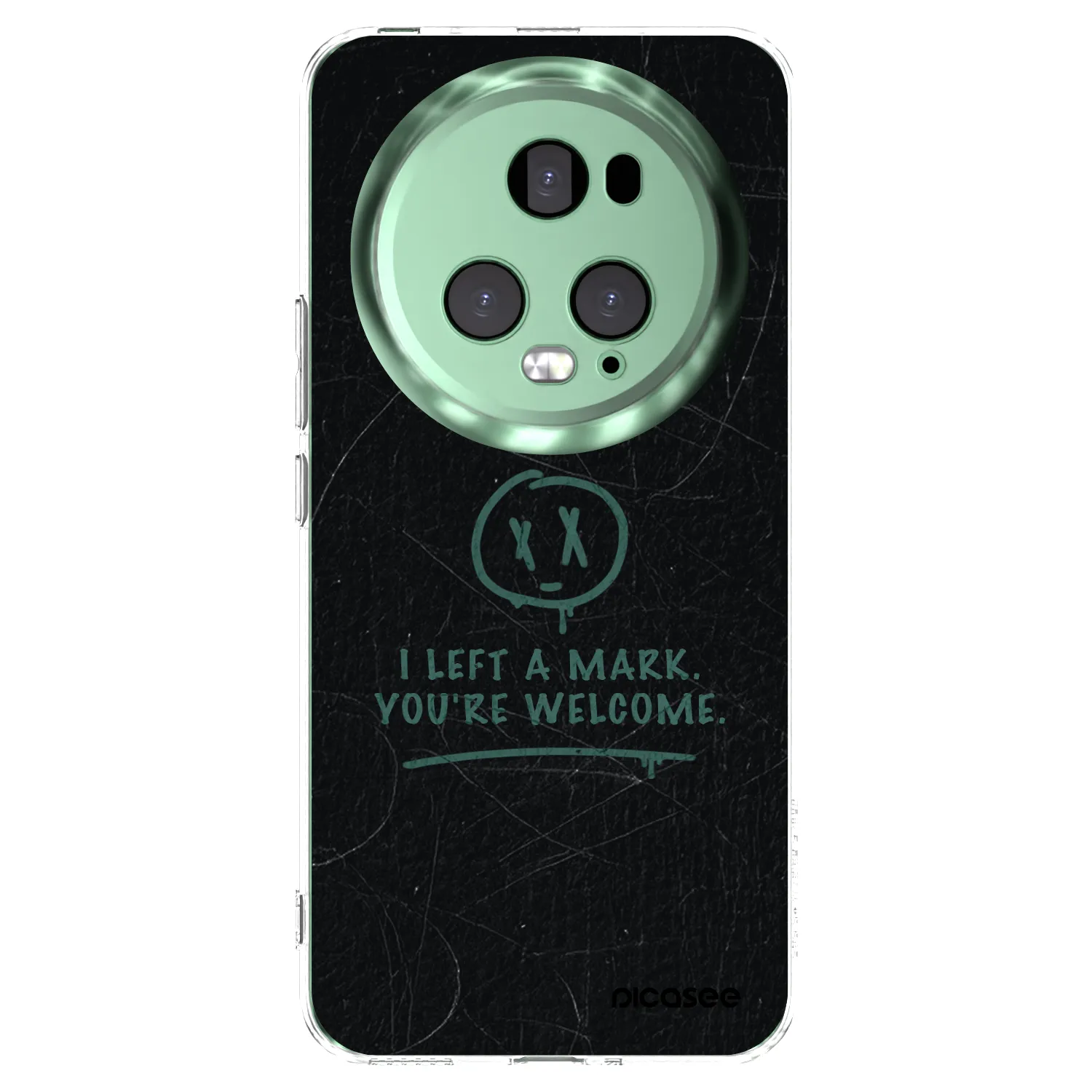 Picasee silikonski prozorni ovitek za Honor Magic5 Pro - LEFT A MARK