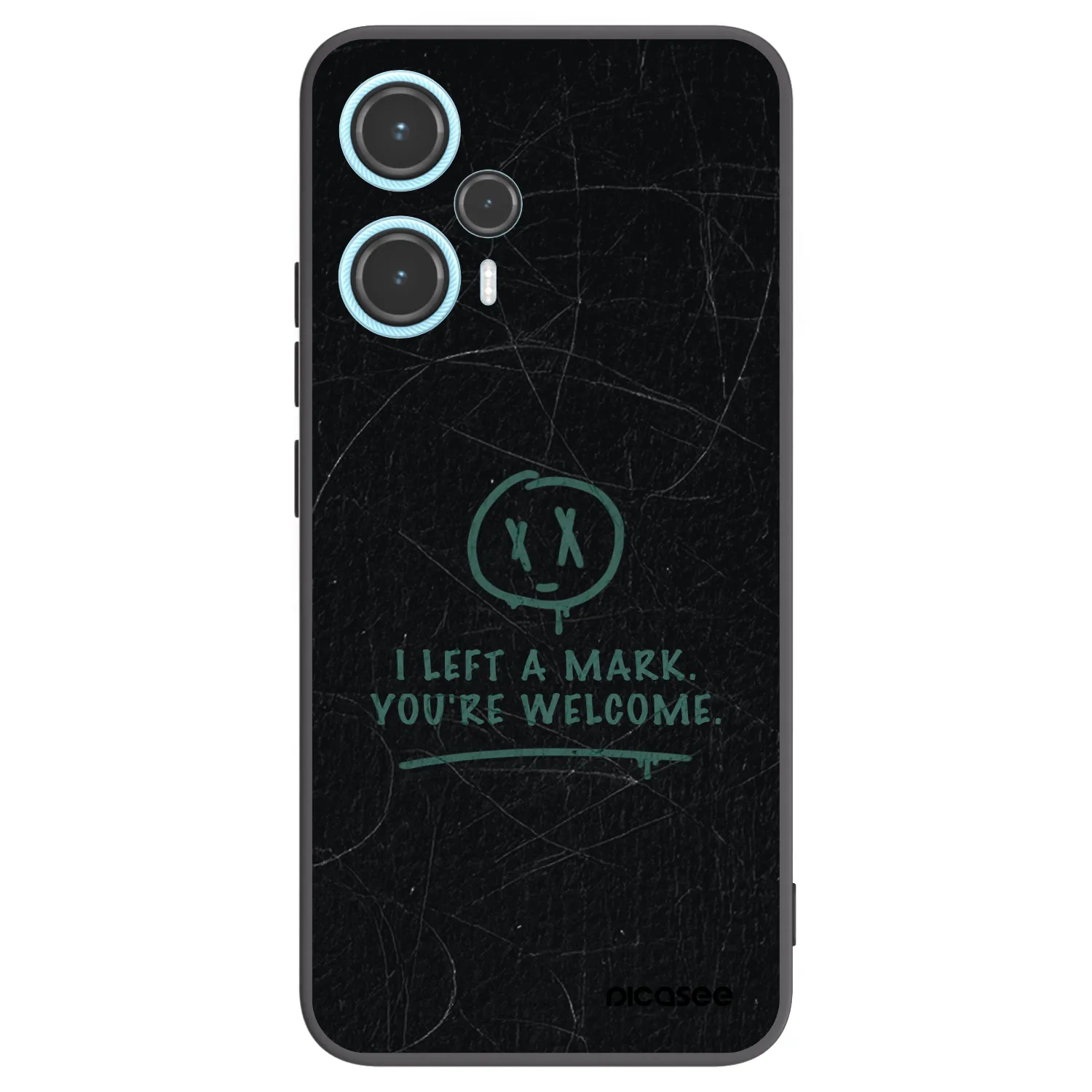 Picasee silikonski črni ovitek za Xiaomi Poco F5 - LEFT A MARK