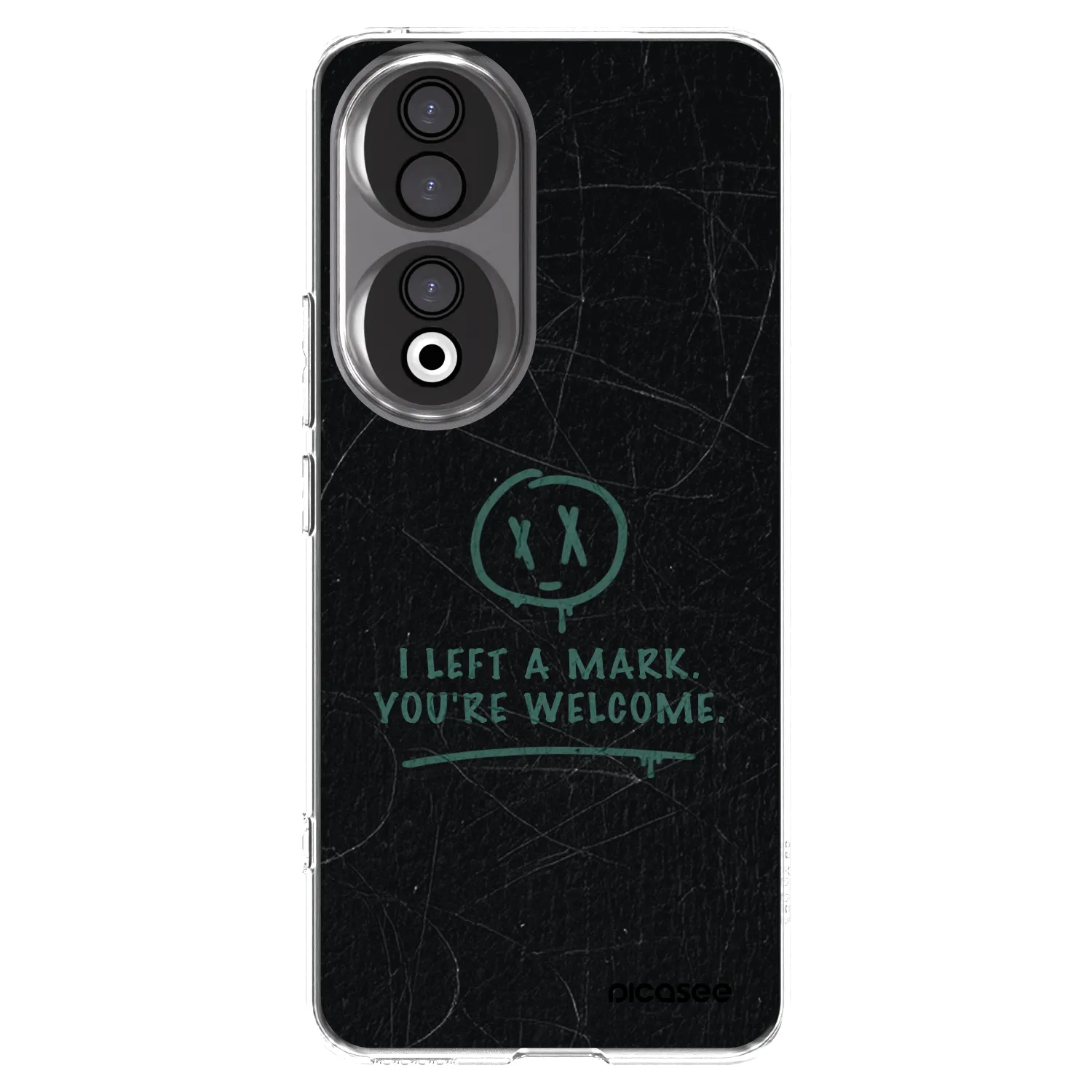 Picasee silikonski prozorni ovitek za Honor 90 5G - LEFT A MARK
