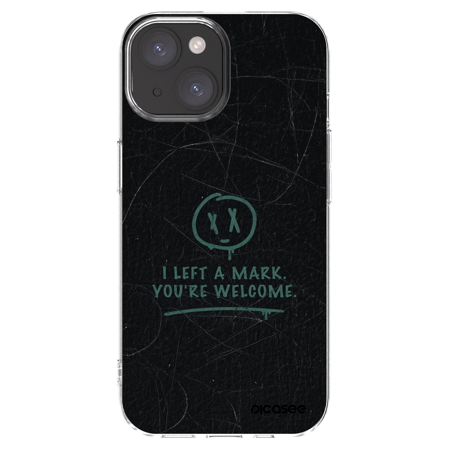 Picasee silikonski prozorni ovitek za Apple iPhone 15 - LEFT A MARK