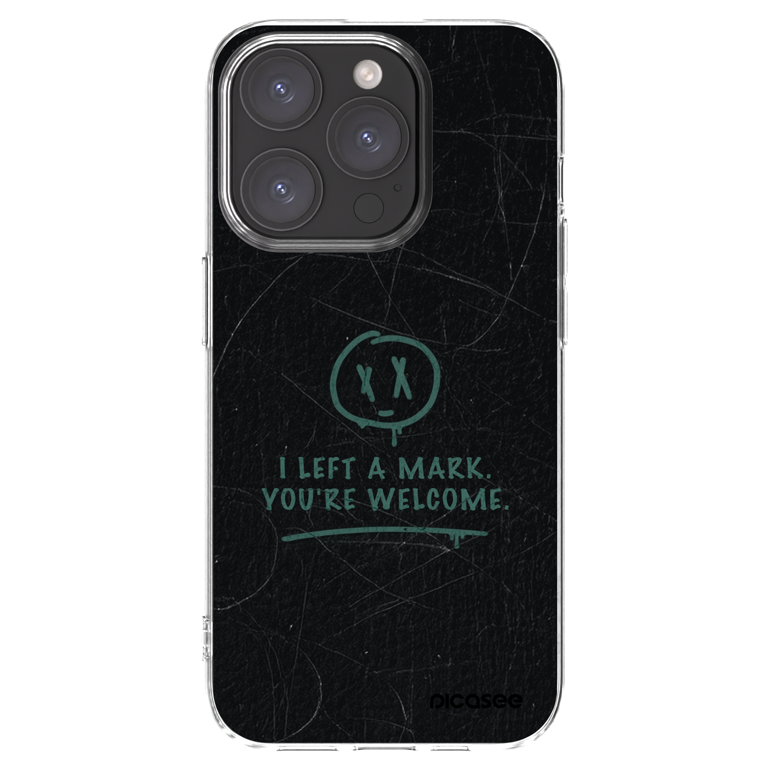 Picasee silikonski prozorni ovitek za Apple iPhone 15 Pro - LEFT A MARK