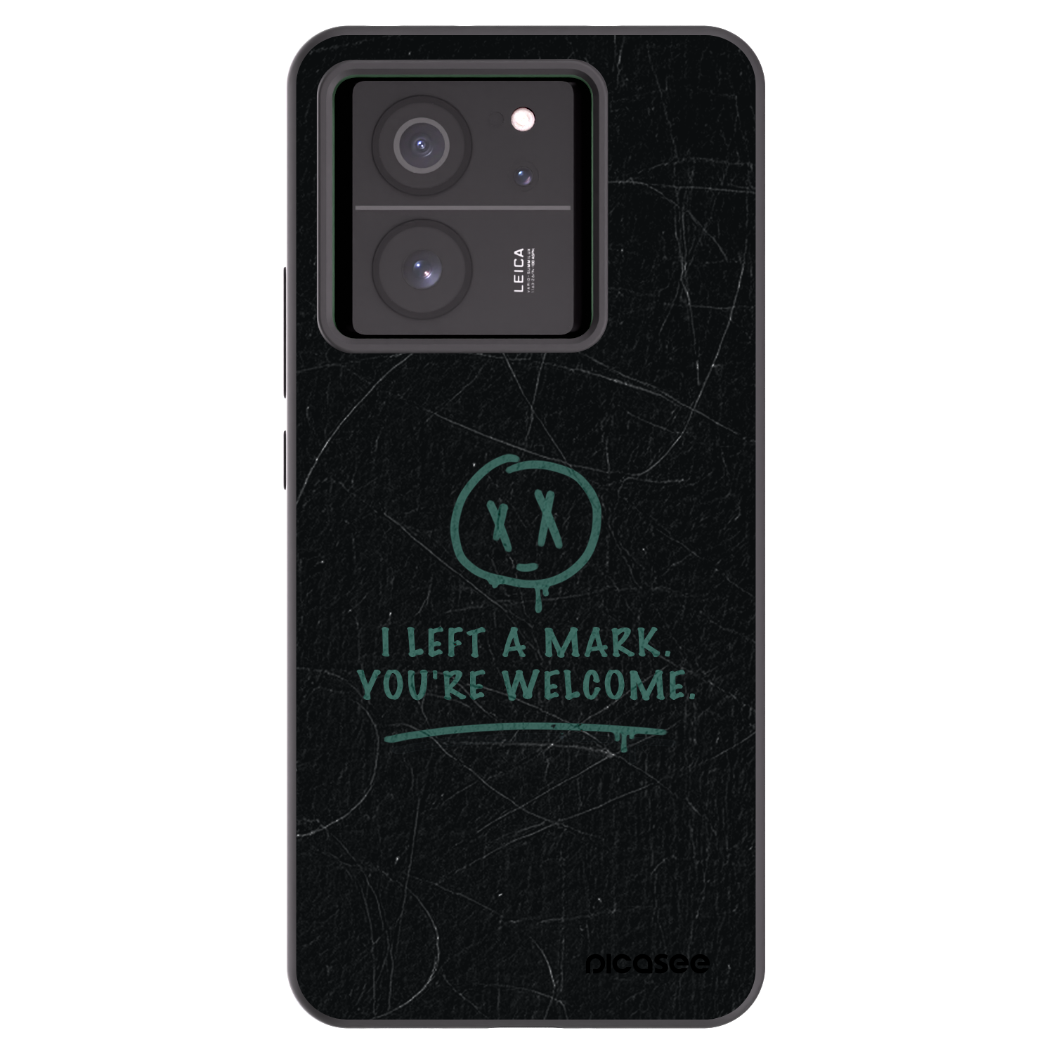 Picasee silikonski črni ovitek za Xiaomi 13T - LEFT A MARK