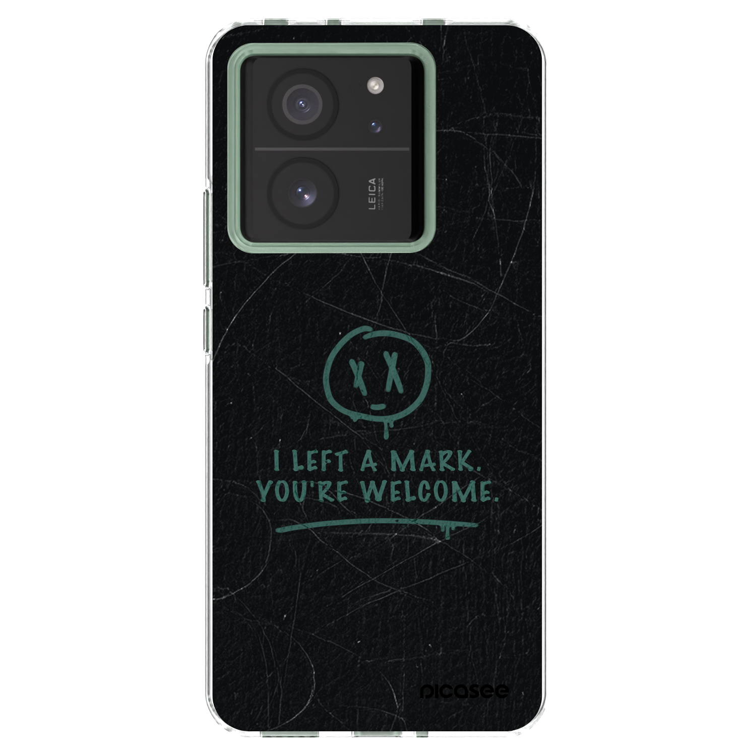 Picasee silikonski prozorni ovitek za Xiaomi 13T Pro - LEFT A MARK