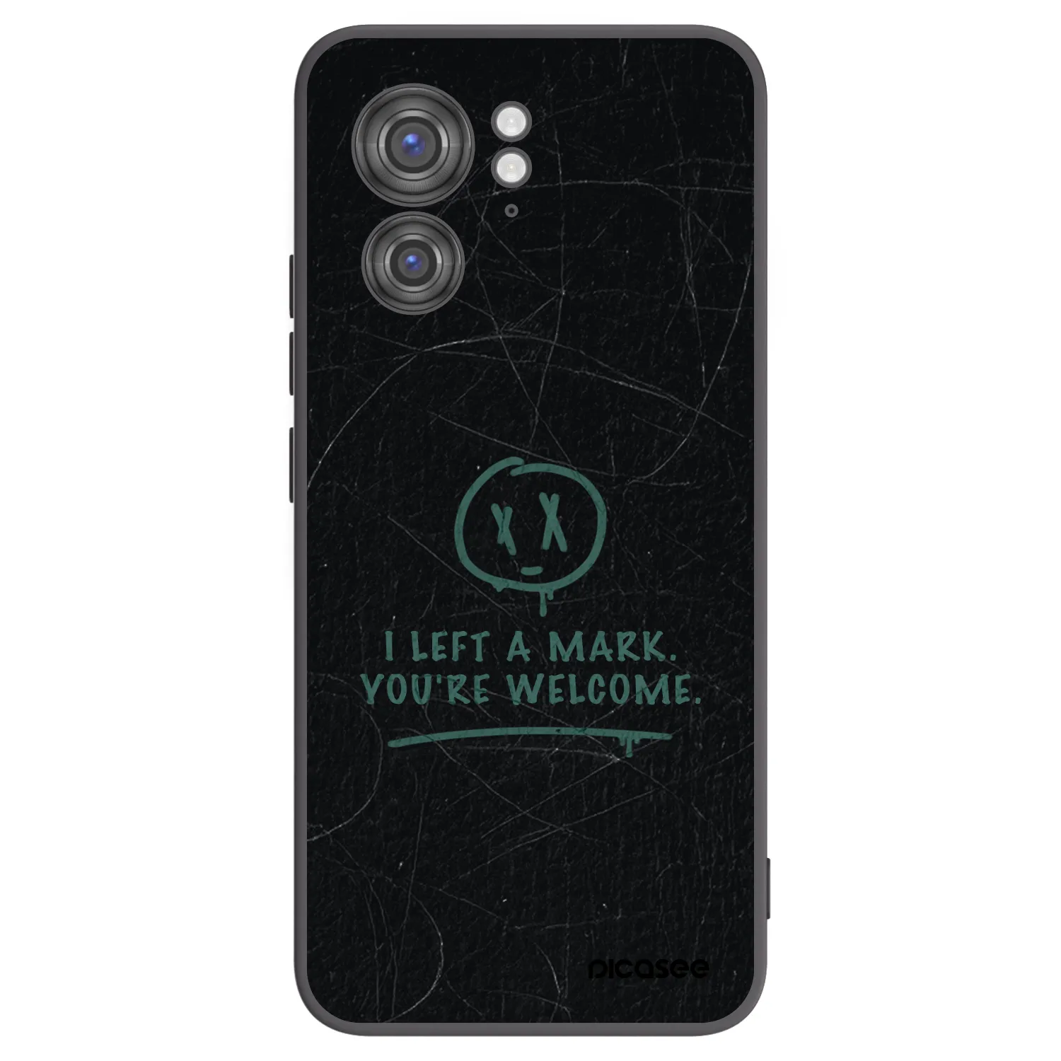 Picasee silikonski črni ovitek za Motorola Edge 40 - LEFT A MARK