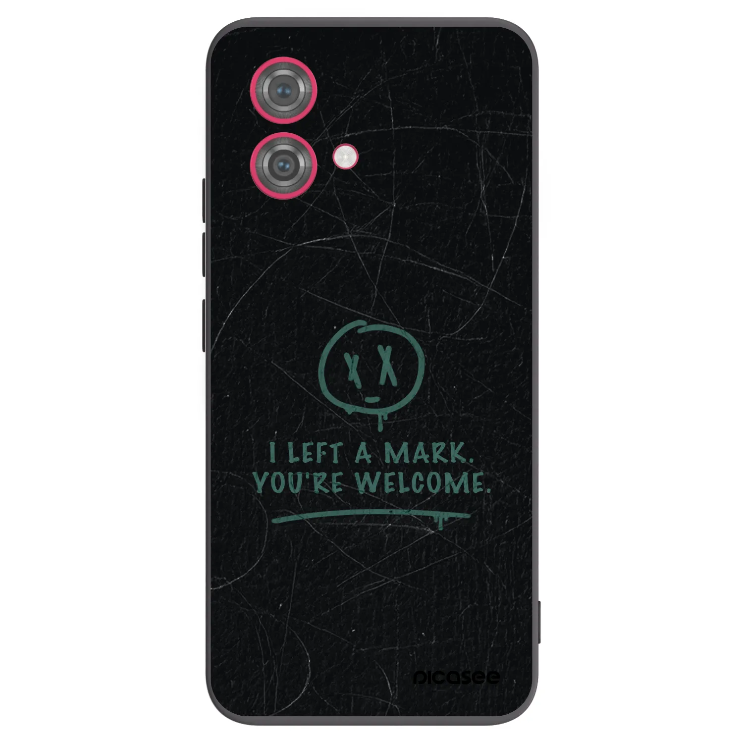 Picasee silikonski črni ovitek za Motorola Moto G84 5G - LEFT A MARK