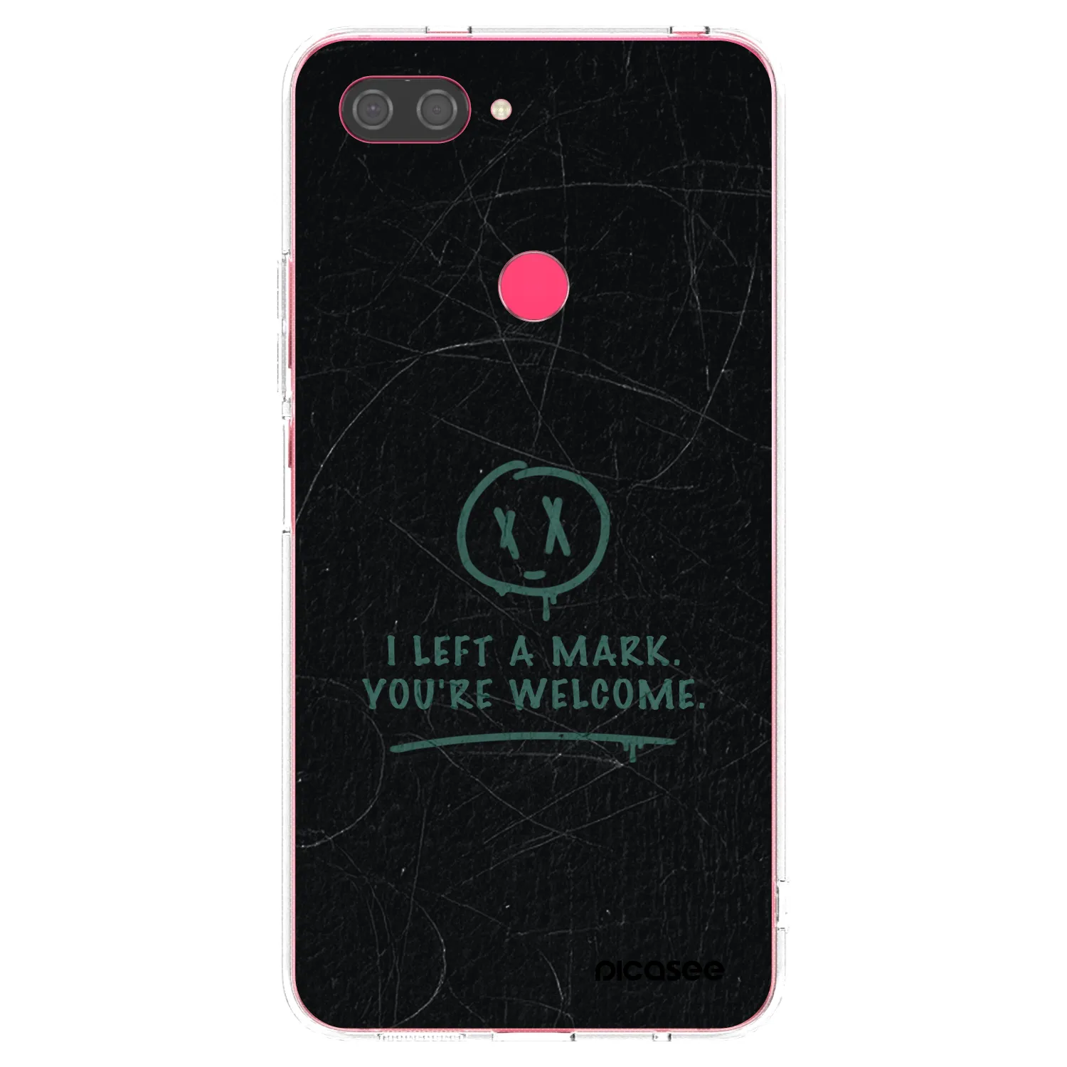 Picasee silikonski prozorni ovitek za Xiaomi Mi 8 Lite - LEFT A MARK