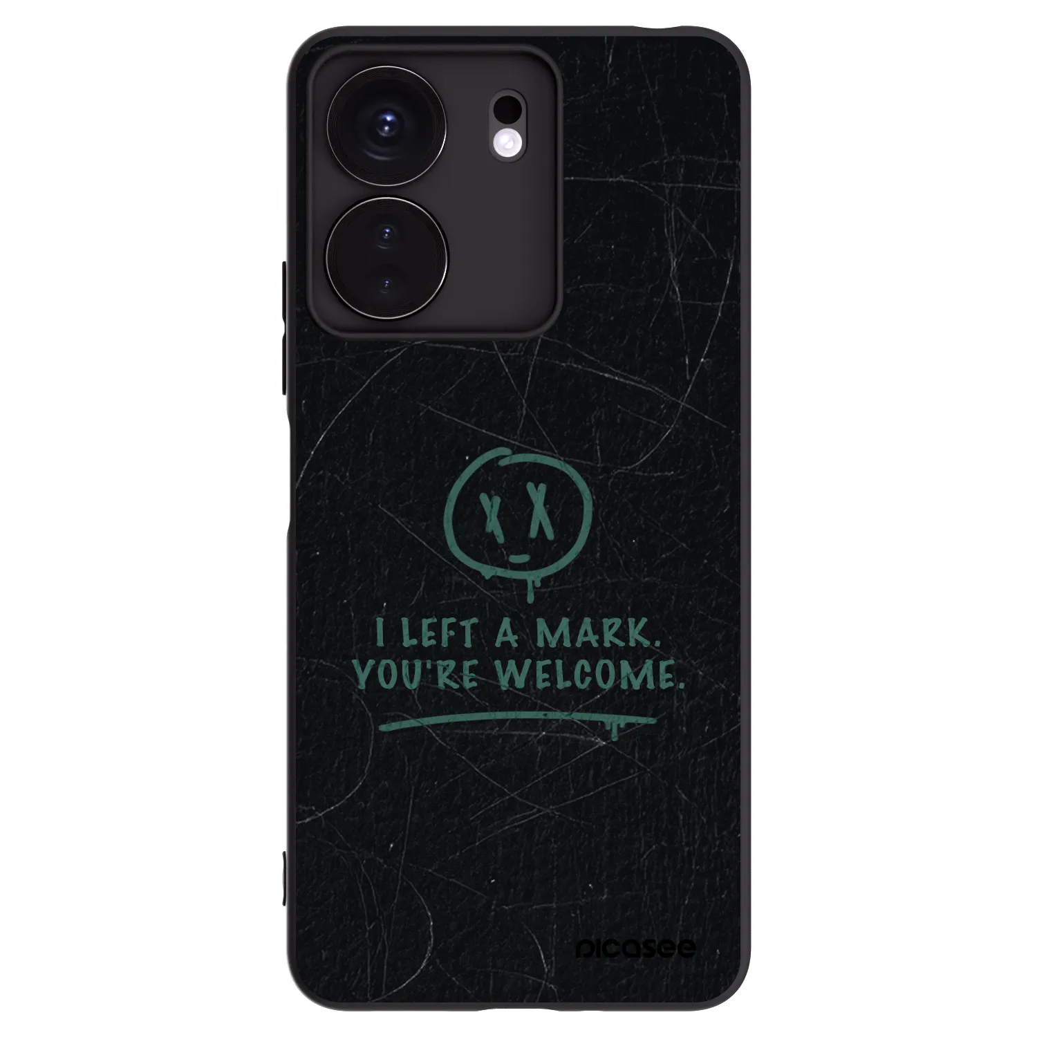 Picasee silikonski črni ovitek za Xiaomi Redmi 13C 4G - LEFT A MARK