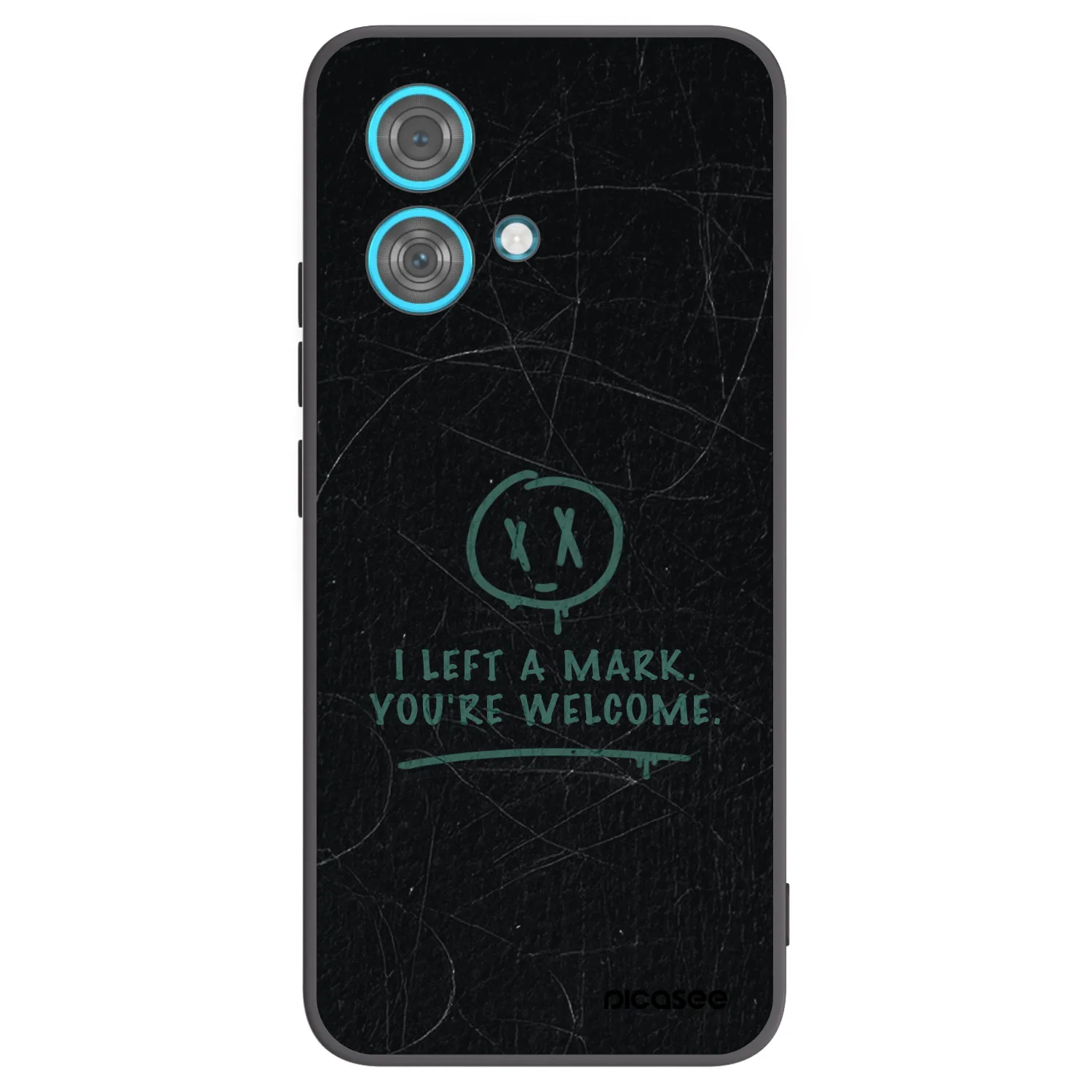 Picasee silikonski črni ovitek za Motorola Edge 40 Neo - LEFT A MARK