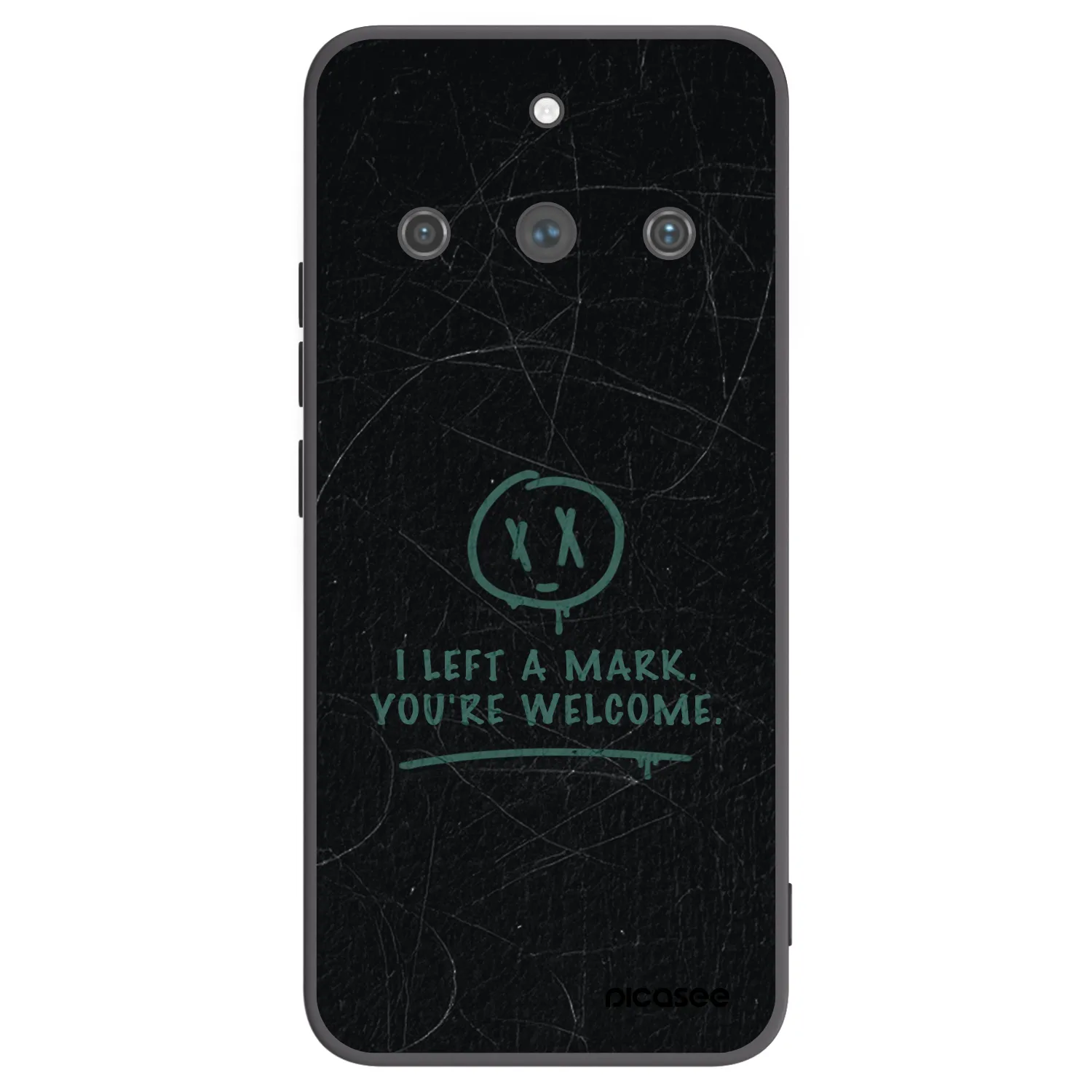 Picasee silikonski črni ovitek za Realme 11 Pro+ - LEFT A MARK