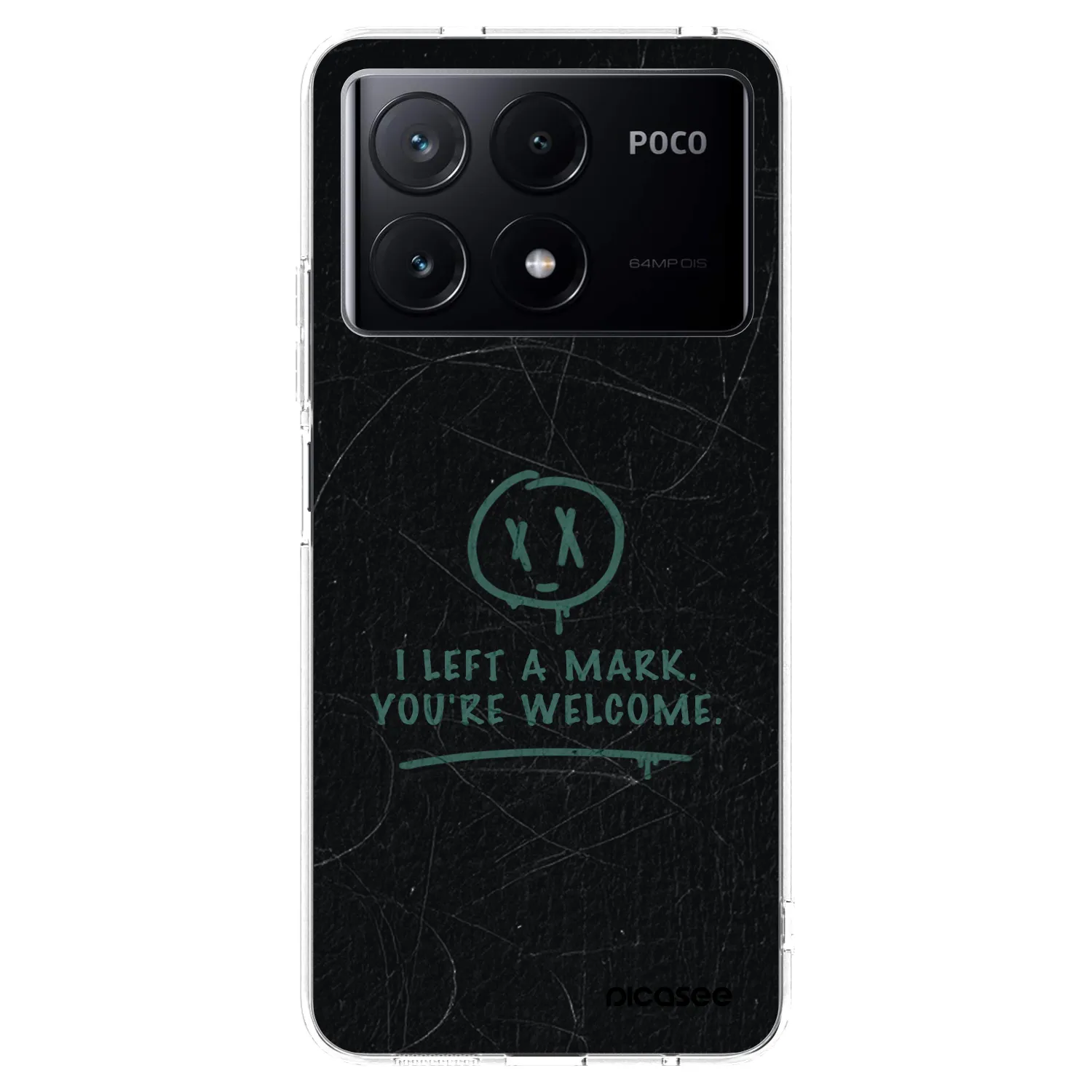 Picasee silikonski prozorni ovitek za Xiaomi Poco X6 Pro - LEFT A MARK