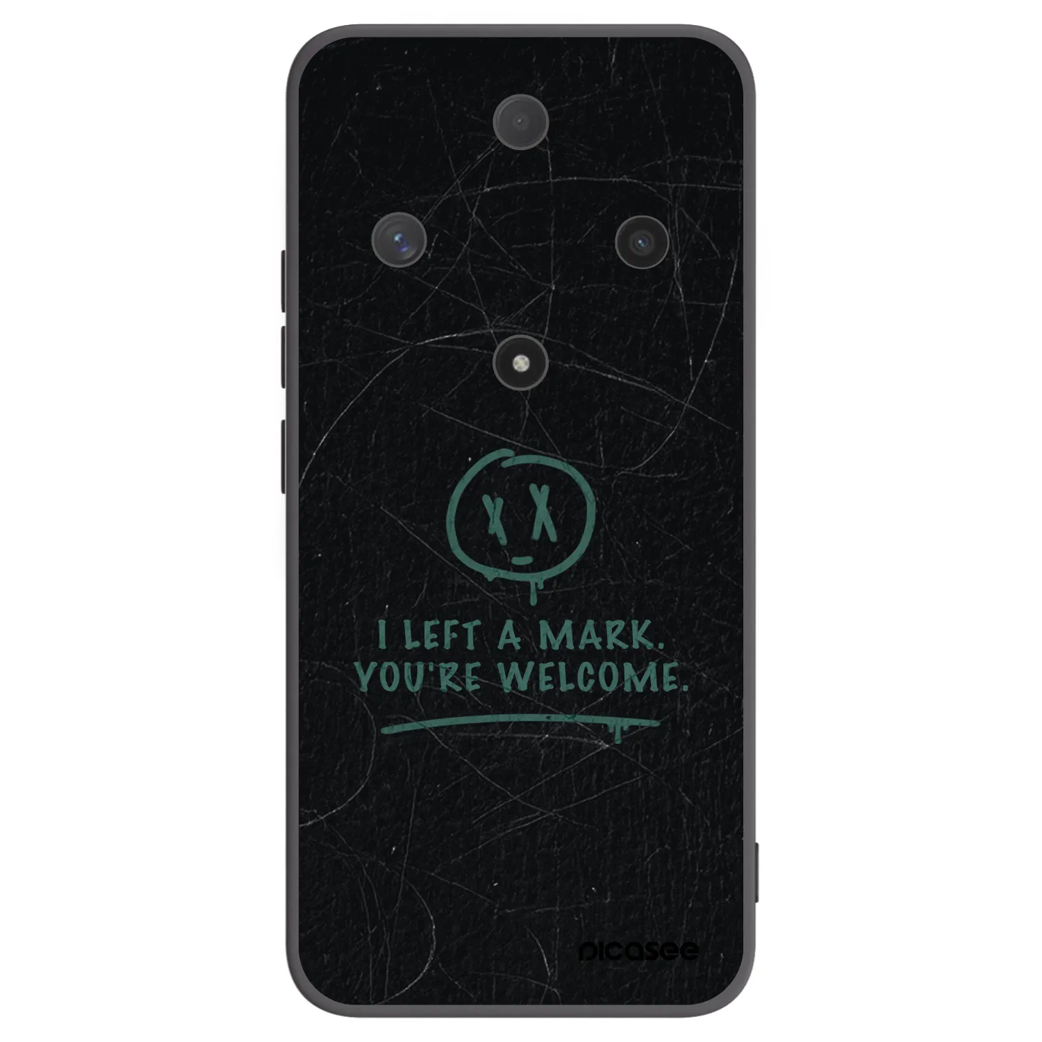 Picasee silikonski črni ovitek za Honor Magic6 Lite 5G - LEFT A MARK