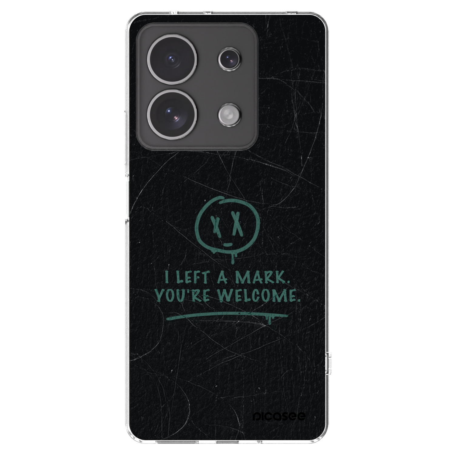 Picasee silikonski prozorni ovitek za Xiaomi Redmi Note 13 4G - LEFT A MARK